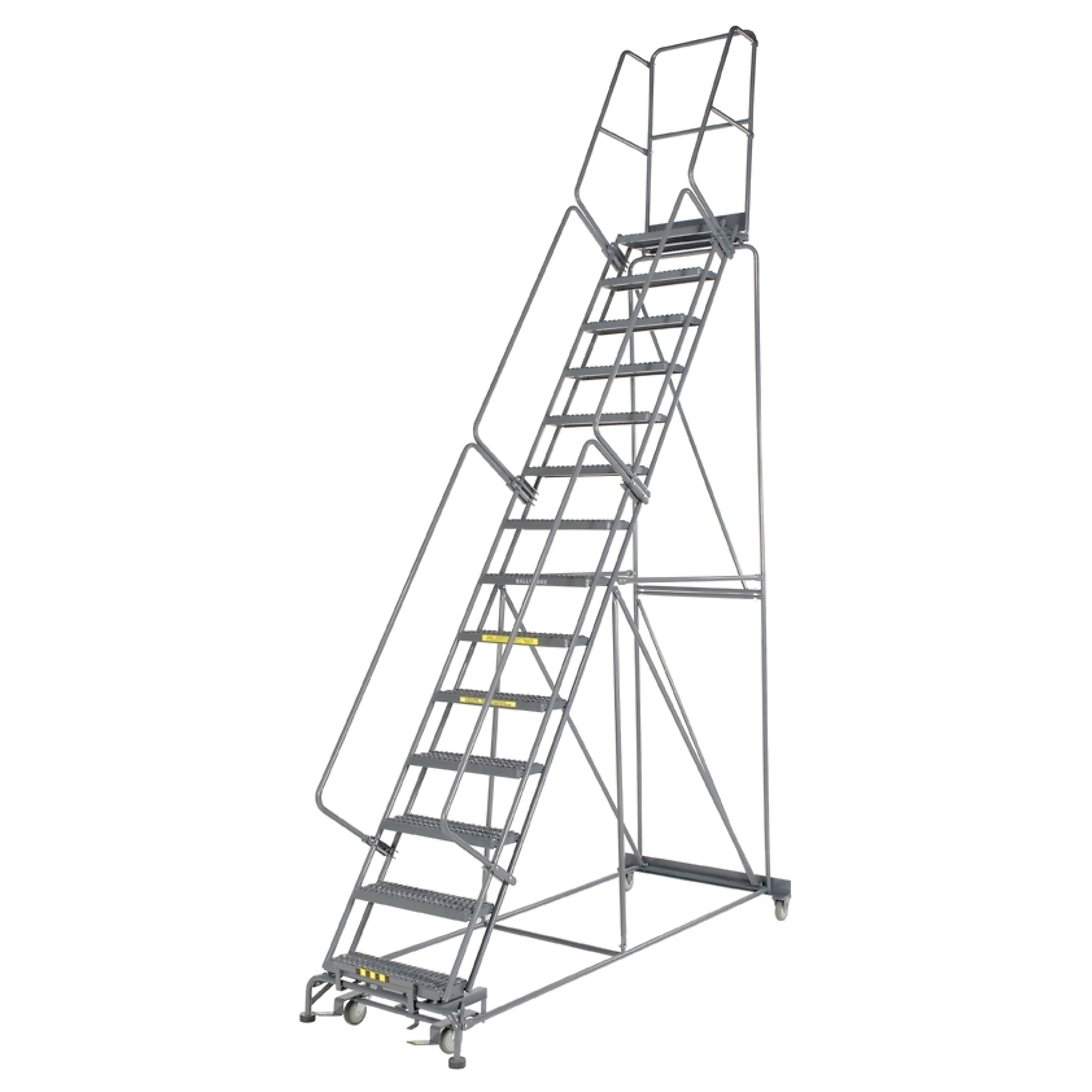Ballymore, Rolling Ladder, Overall Height 173 in, Steps 14, Material Steel, Model# 144014G