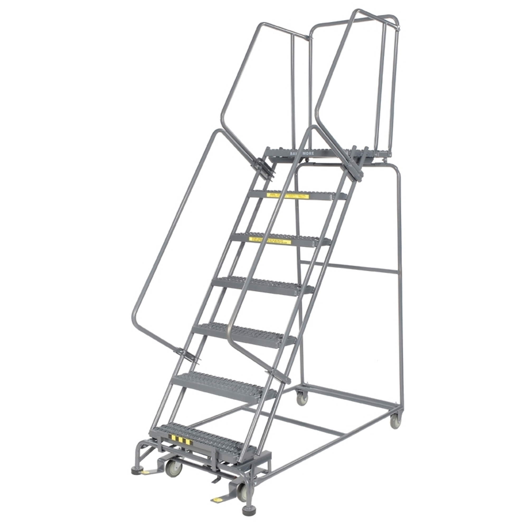 Ballymore Rolling Ladder Overall Height 103 In Steps 7 Material Steel Model 073221g 