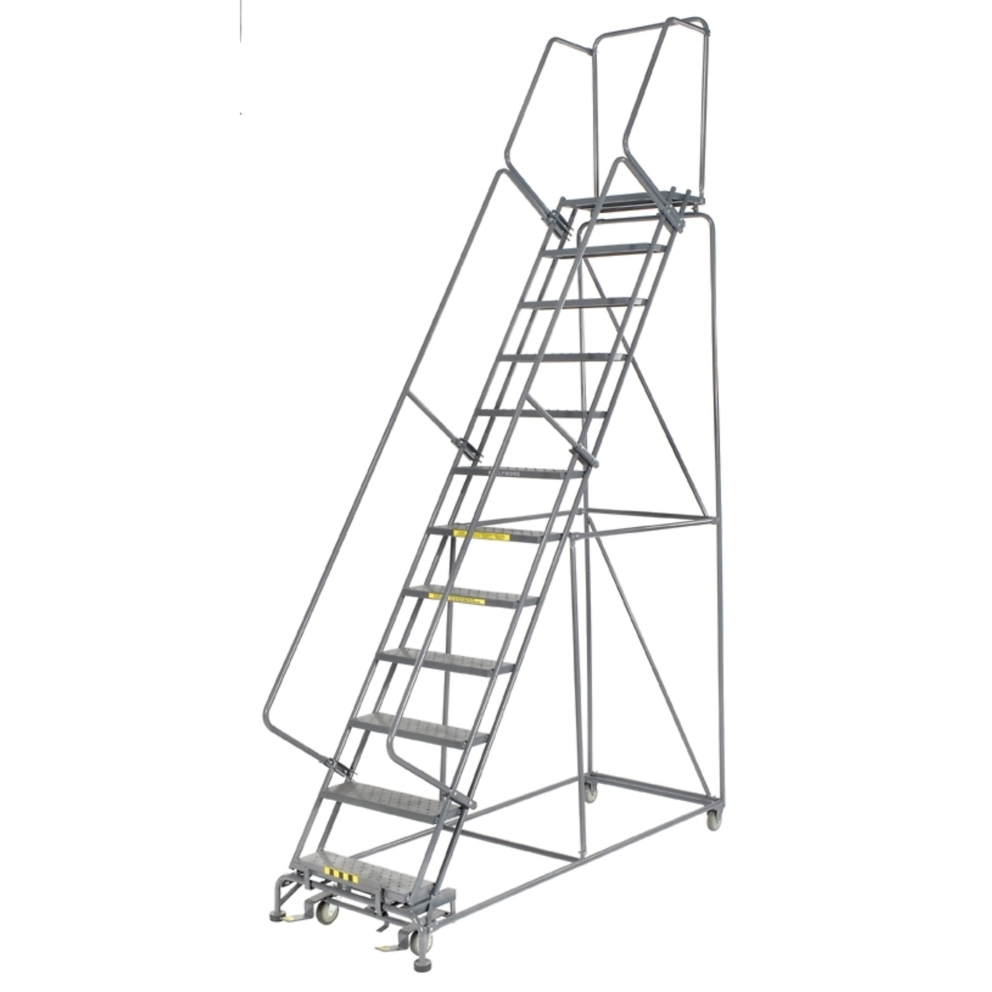Ballymore, Rolling Ladder, Overall Height 153 in, Steps 12 Material Steel, Model# 123214P