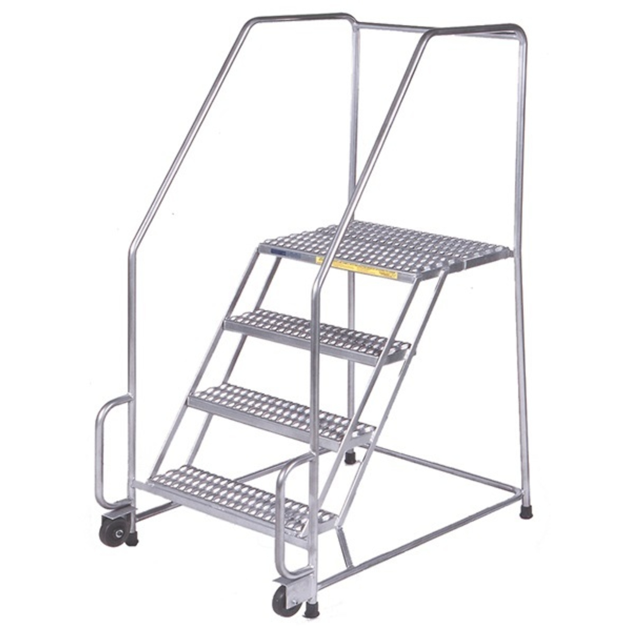 Ballymore, Stainless Steel Rolling Ladder, Overall Height 93 in, Steps 6, Material Stainless Steel, Model# SSTR624P