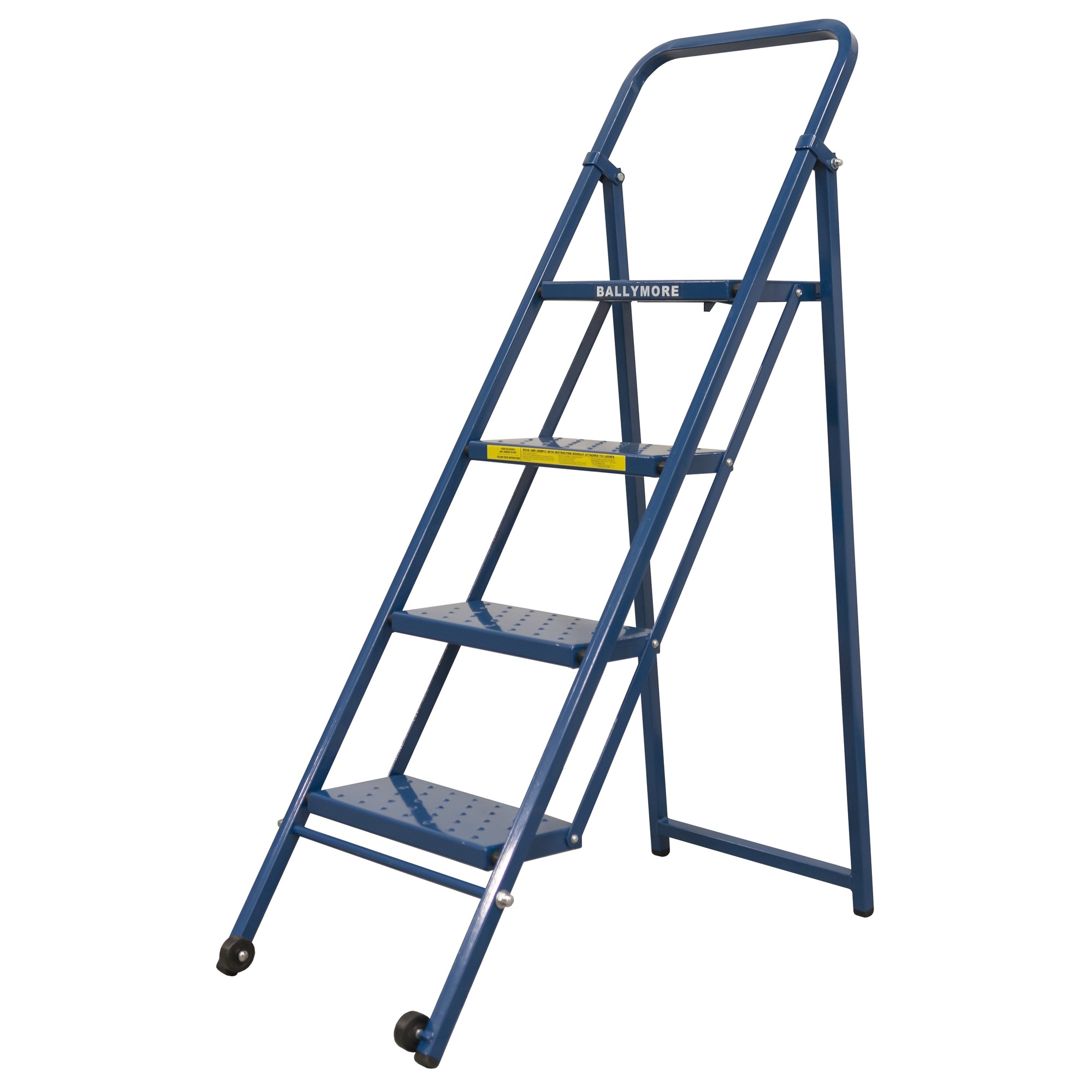 Ballymore, Rolling Ladder, Overall Height 40 in, Steps 4, Material Steel, Model# TL418P