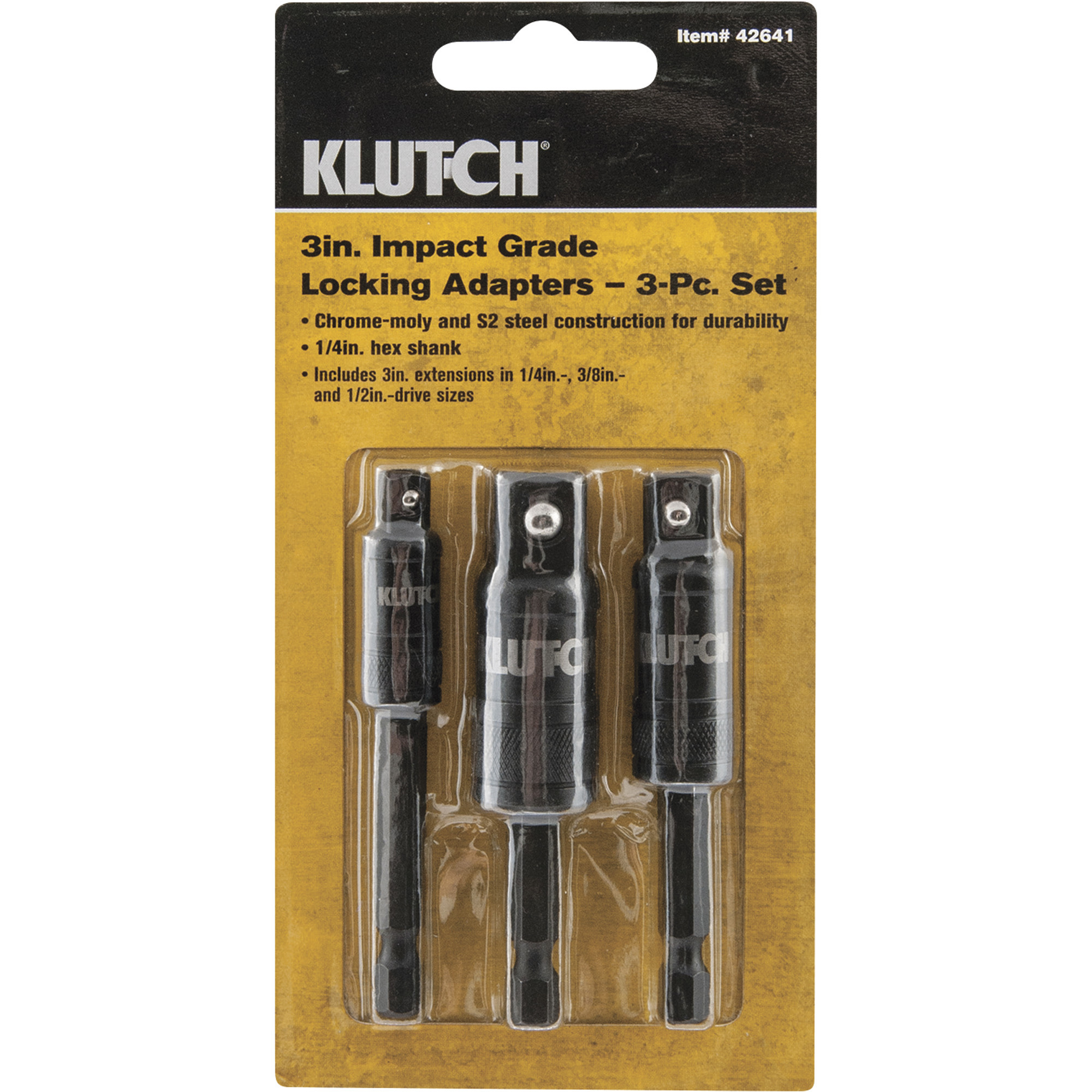 Klutch In Impact Grade Locking Socket Adapter Set Pc Northern Tool