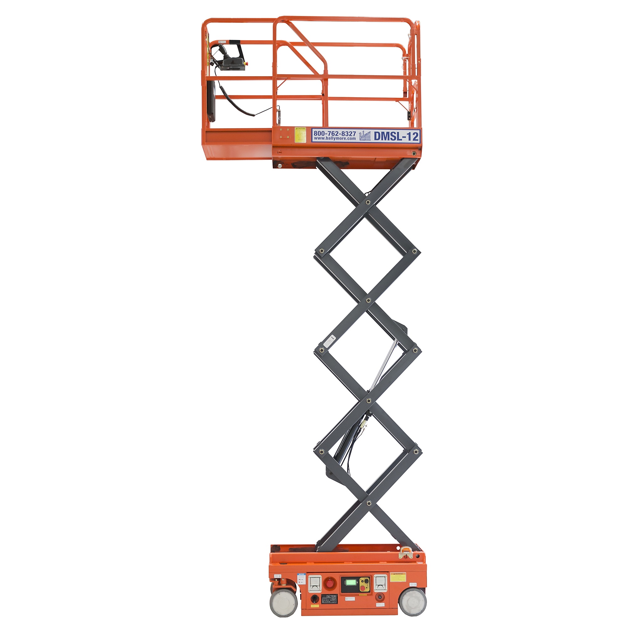 Ballymore, Drivable Scissor Lift, Capacity 500 lb, Working Height 18 ft