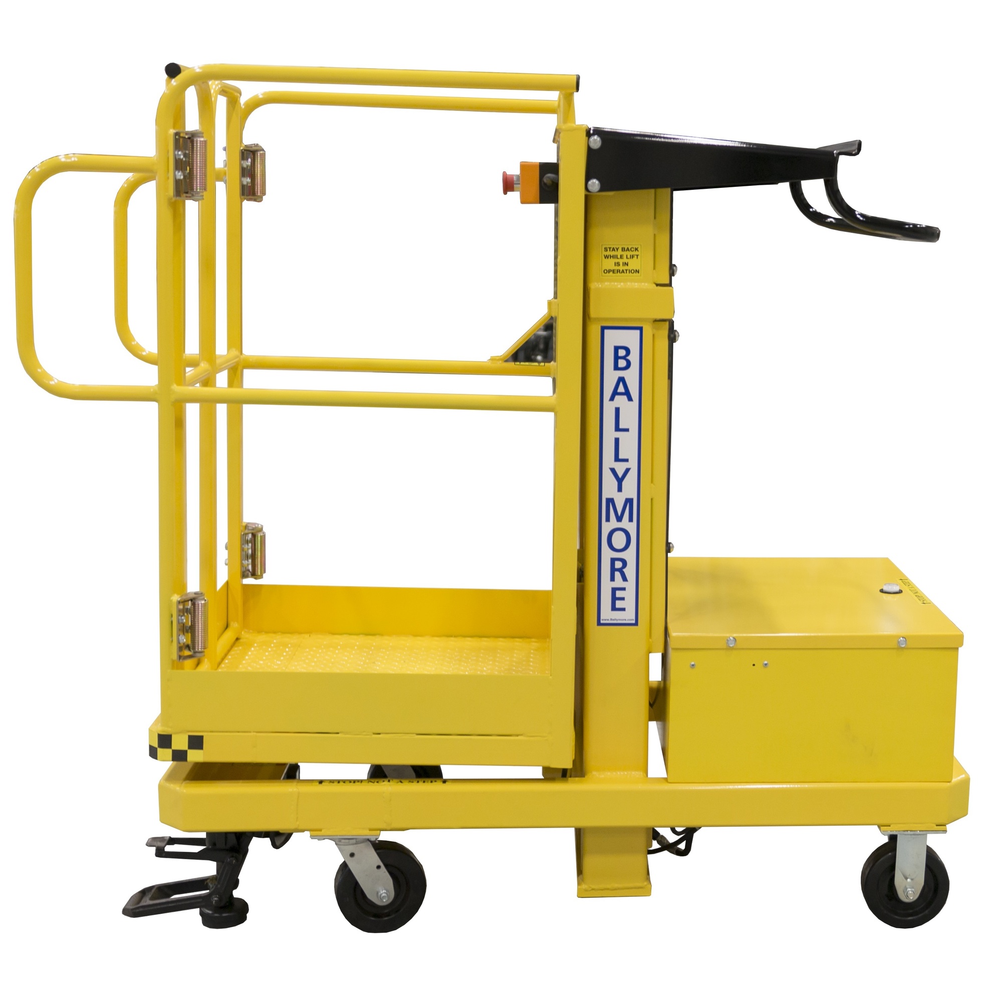 Ballymore, Mini Merchandise Lift, Capacity 500 lb, Working Height 12 ft, Platform Height 72 in, Model# BMML-9