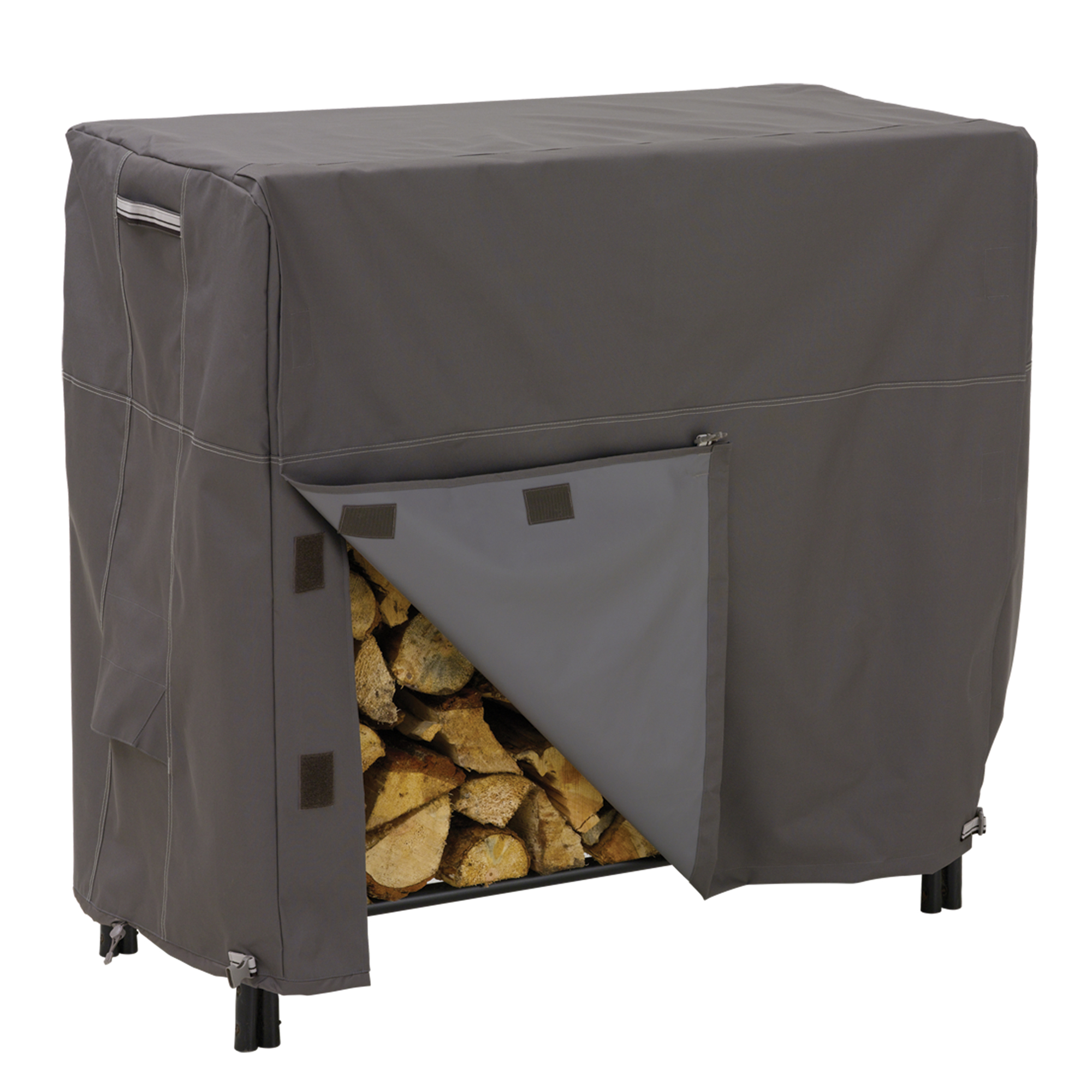 Classic Accessories Ravenna 4ft. Log Rack Cover, Brown, Polyester, Model# 55-171-025101-EC