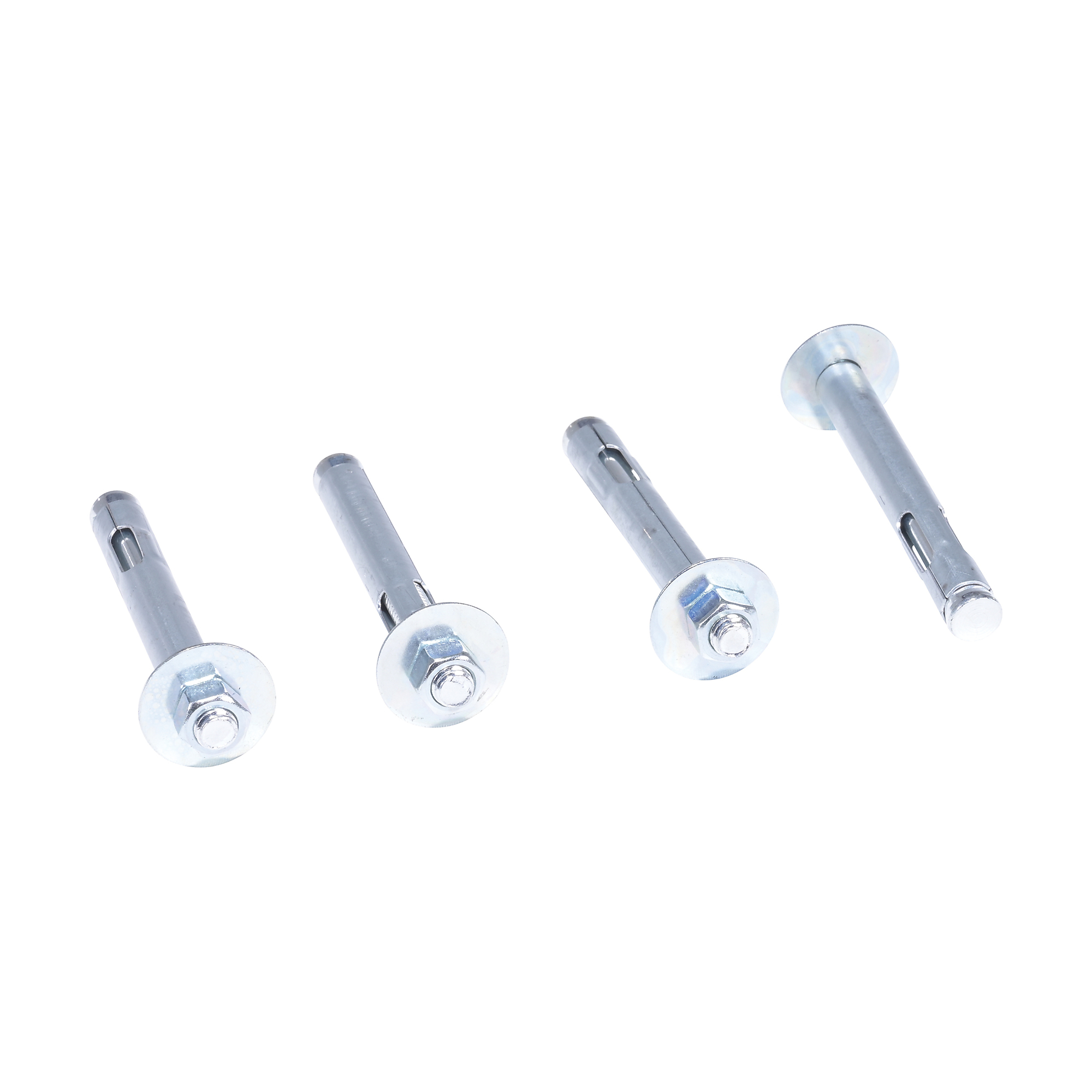 Vestil, 4PACK CONCRETE ANCHOR BOLTS 1/2 X 4in., Height 4 in, Model AS