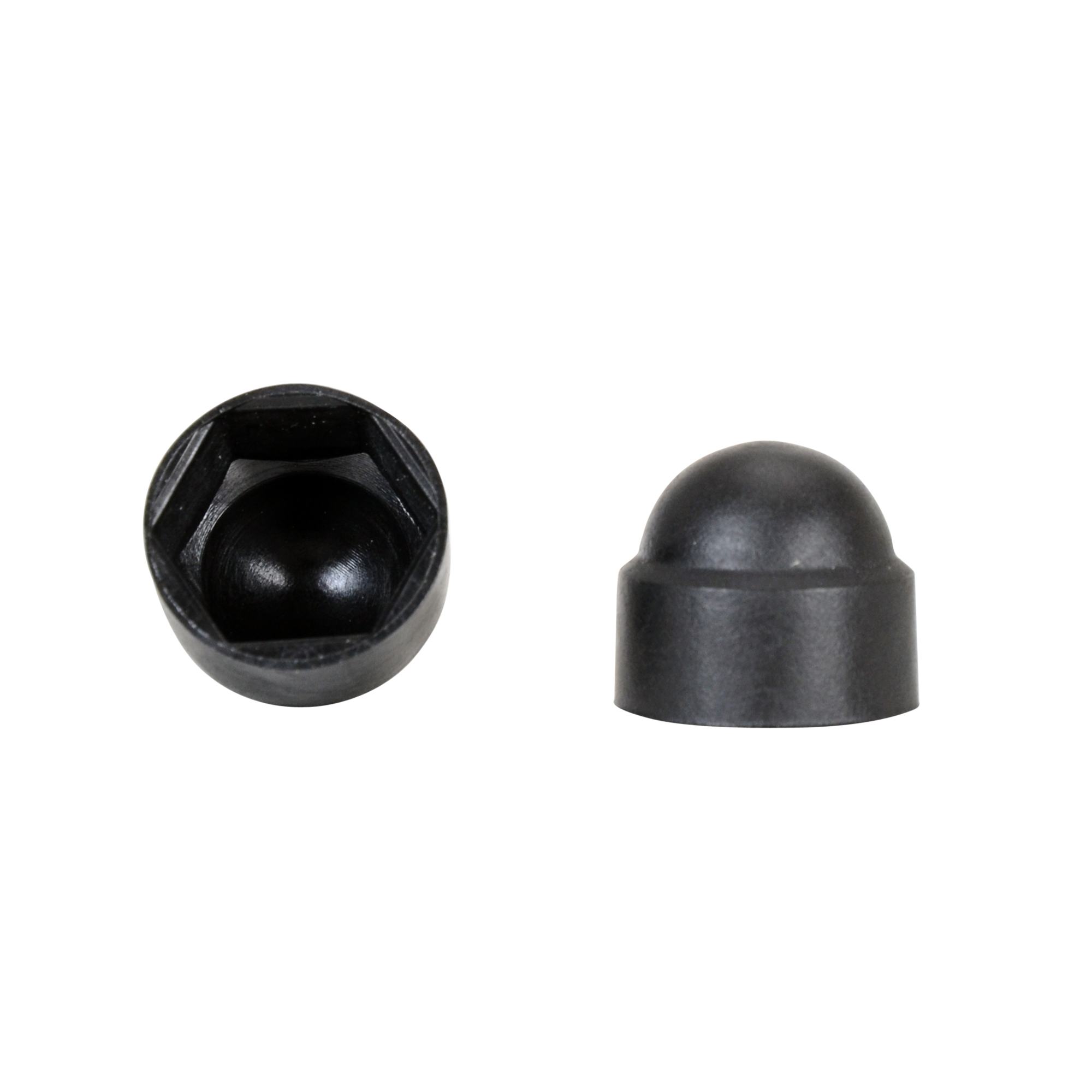 Vestil, BLACK PLASTIC BOLT CAPS PACKAGE 3/8in., Height 0.75 in, Model BCBK38PK Northern Tool