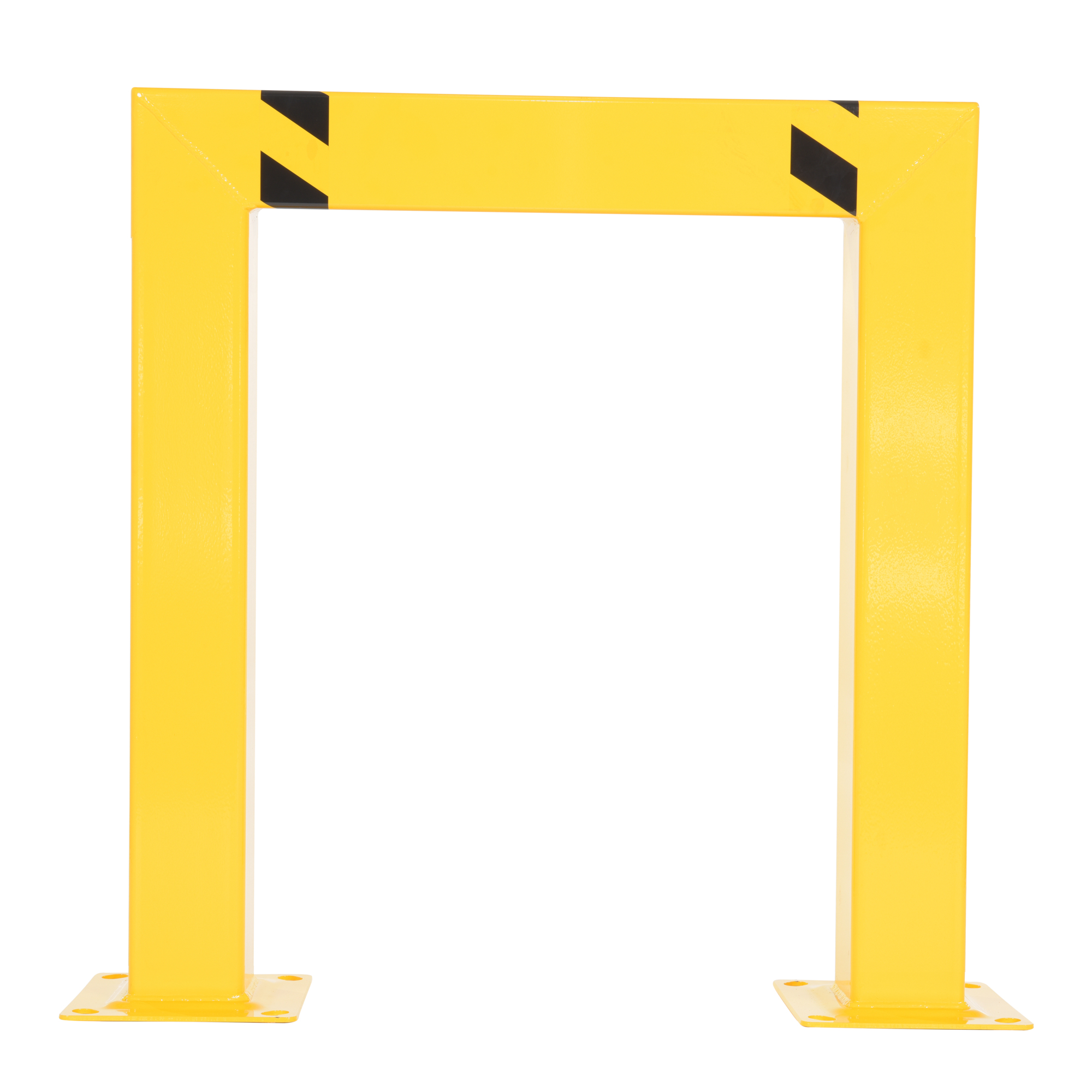 Vestil Steel Square High Profile Machinery and Rack Guard — 36in. x 42in. x 5in., Yellow, Model# HPRO-SQ-36-42-5