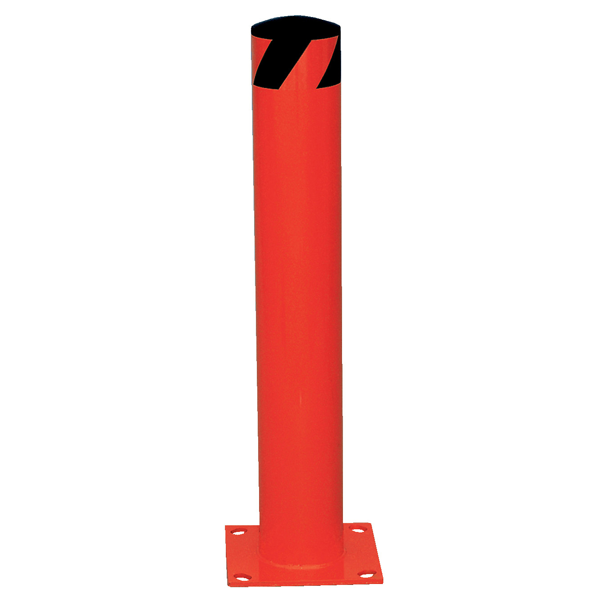 Vestil Steel Pipe Safety Bollard 36 In. x 5-1/2 In. Red