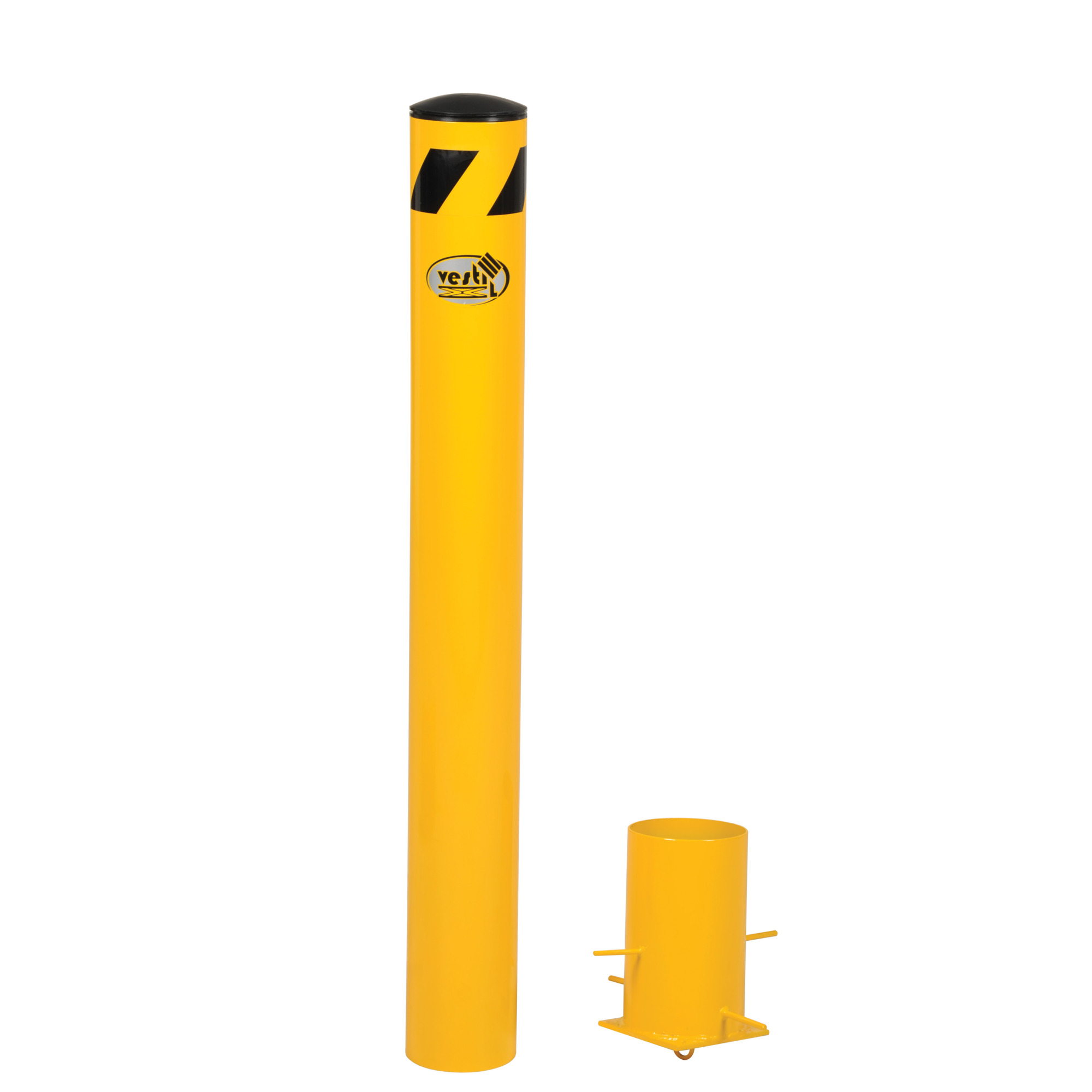 Vestil, 72in.x5.5in. Removable pipe bollard, Height 82.75 in, Model ...