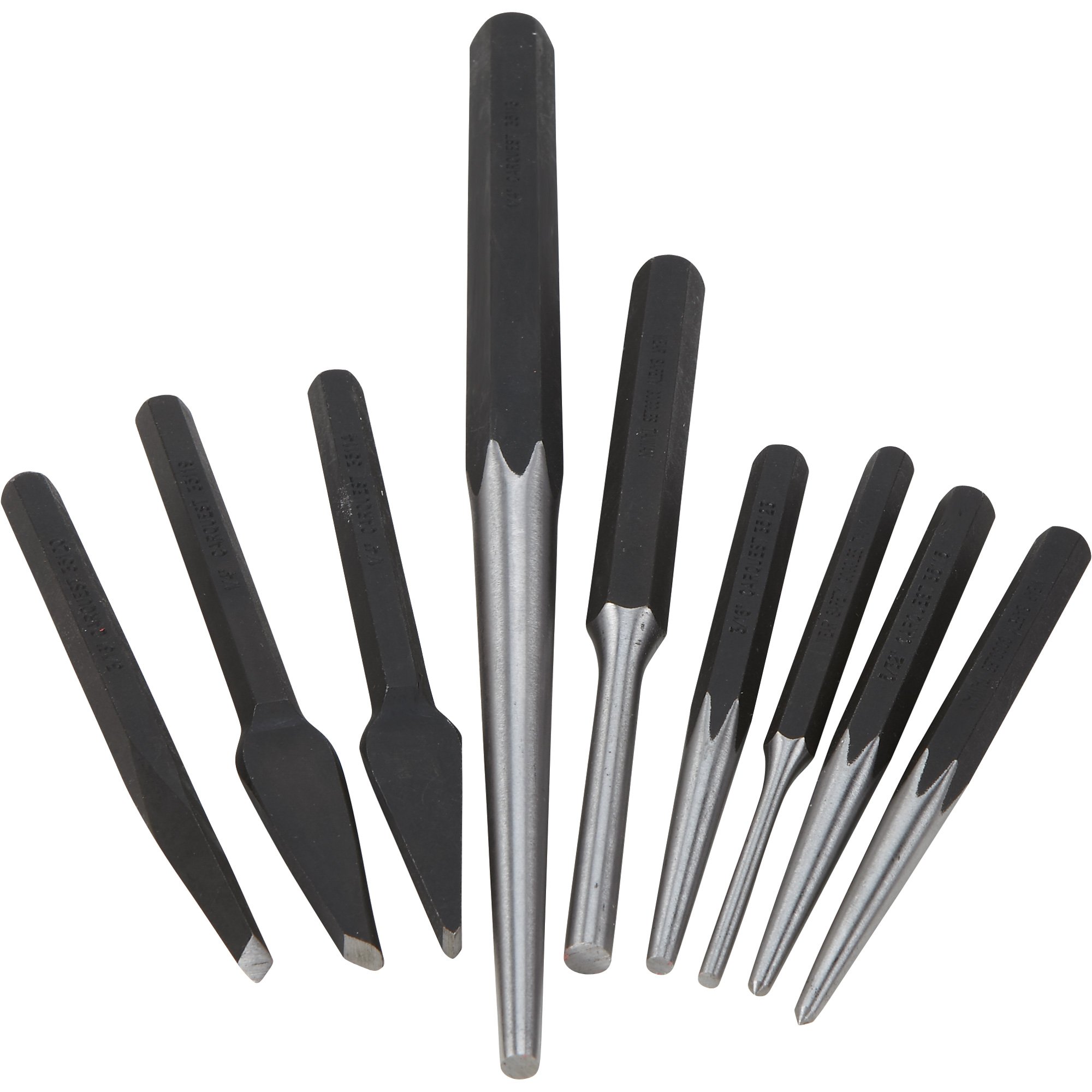 9-Pc. Punch and Chisel Set