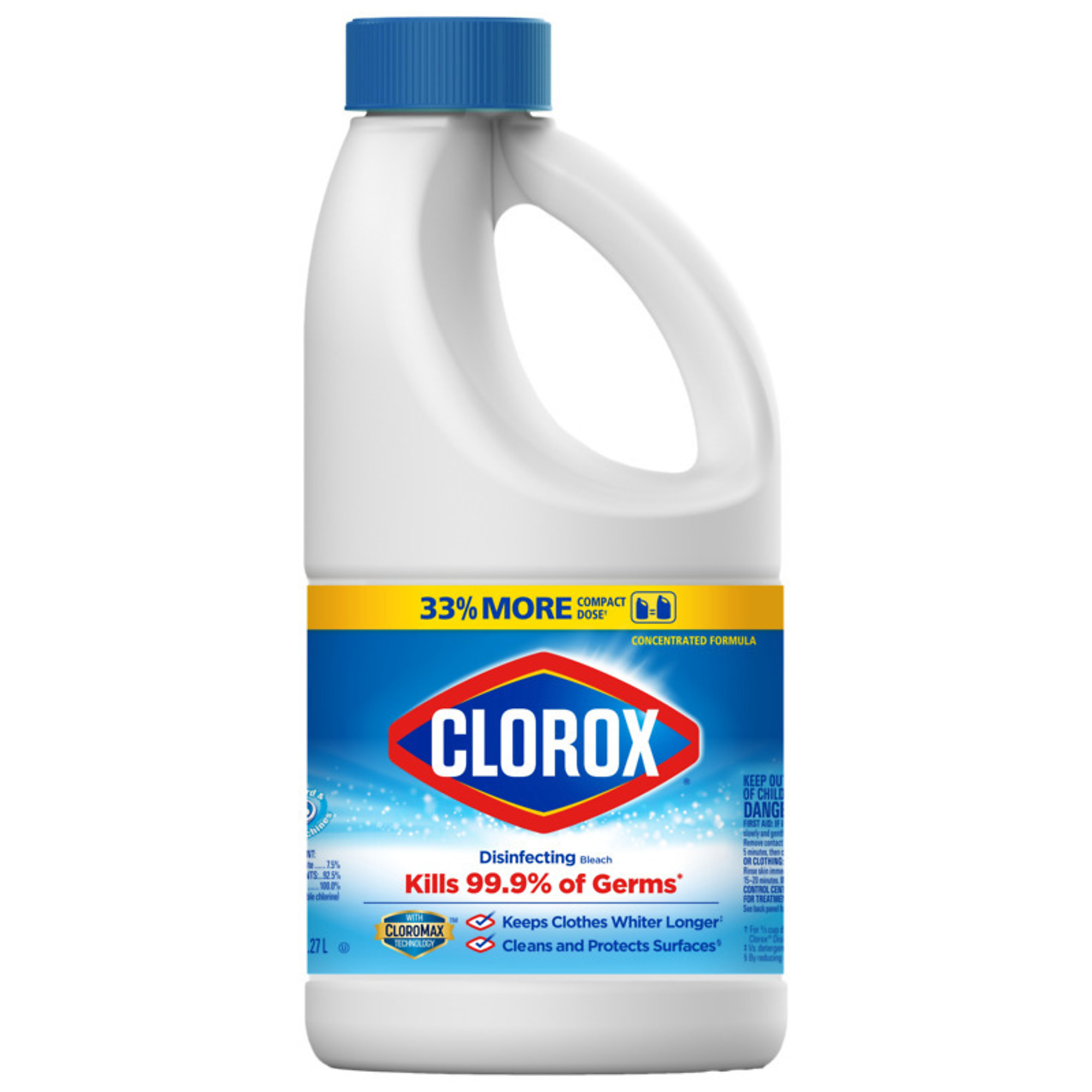 Clorox BLEACH CONC DISINFECTNG 6/43OZ, Ounces 43 oz, Product Type