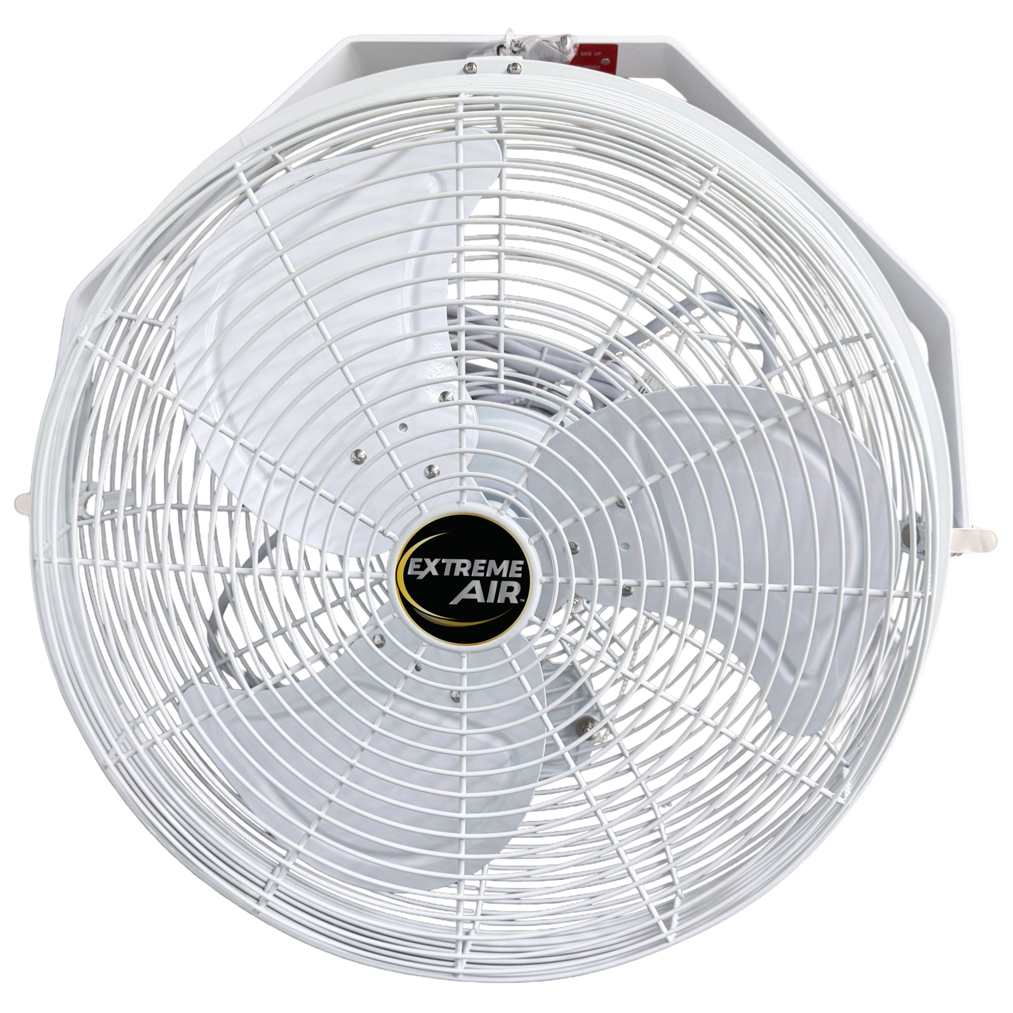 Extreme Air, Wall/Ceiling/Pole Mount Fan, Indoor/Outdoor, Fan Type Wall Mount, Fan Diameter 18 in, Air Delivery 2210 cfm, Model# POW18