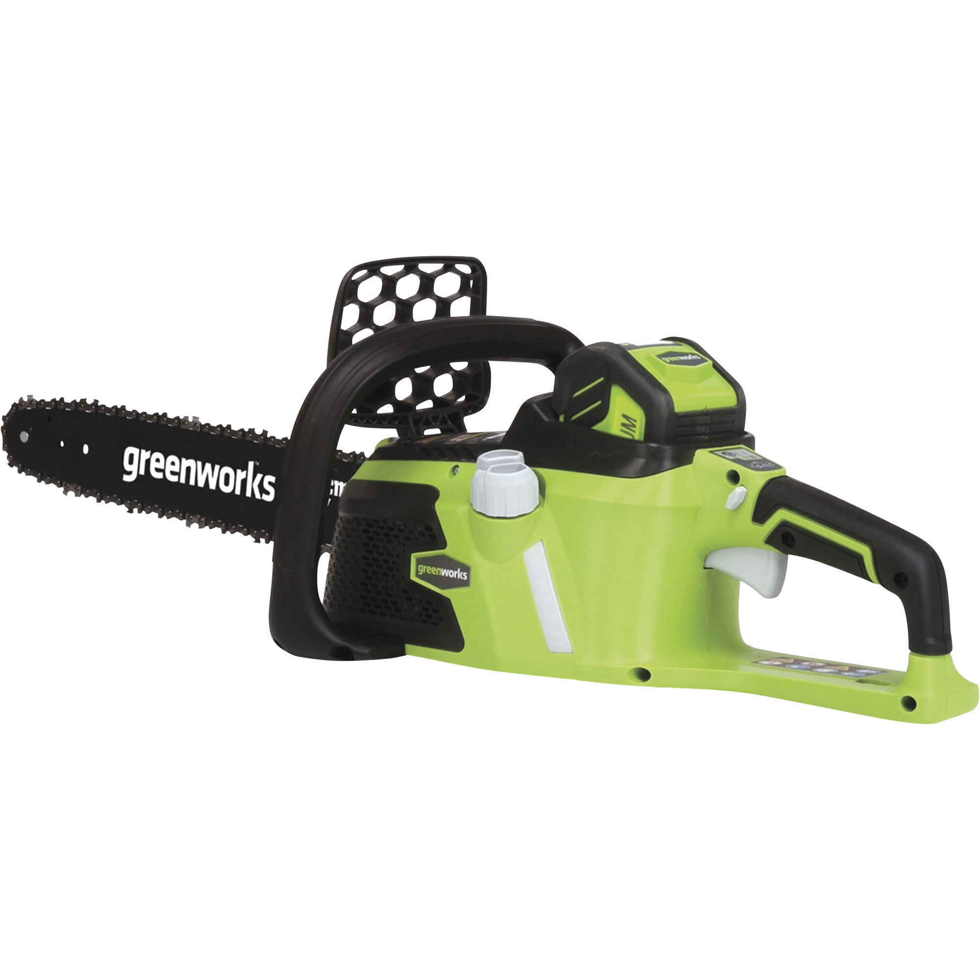 Greenworks G Max 40v Li Ion Cordless Chainsaw 16in Bar 40ah Model 20312 Northern Tool 2535