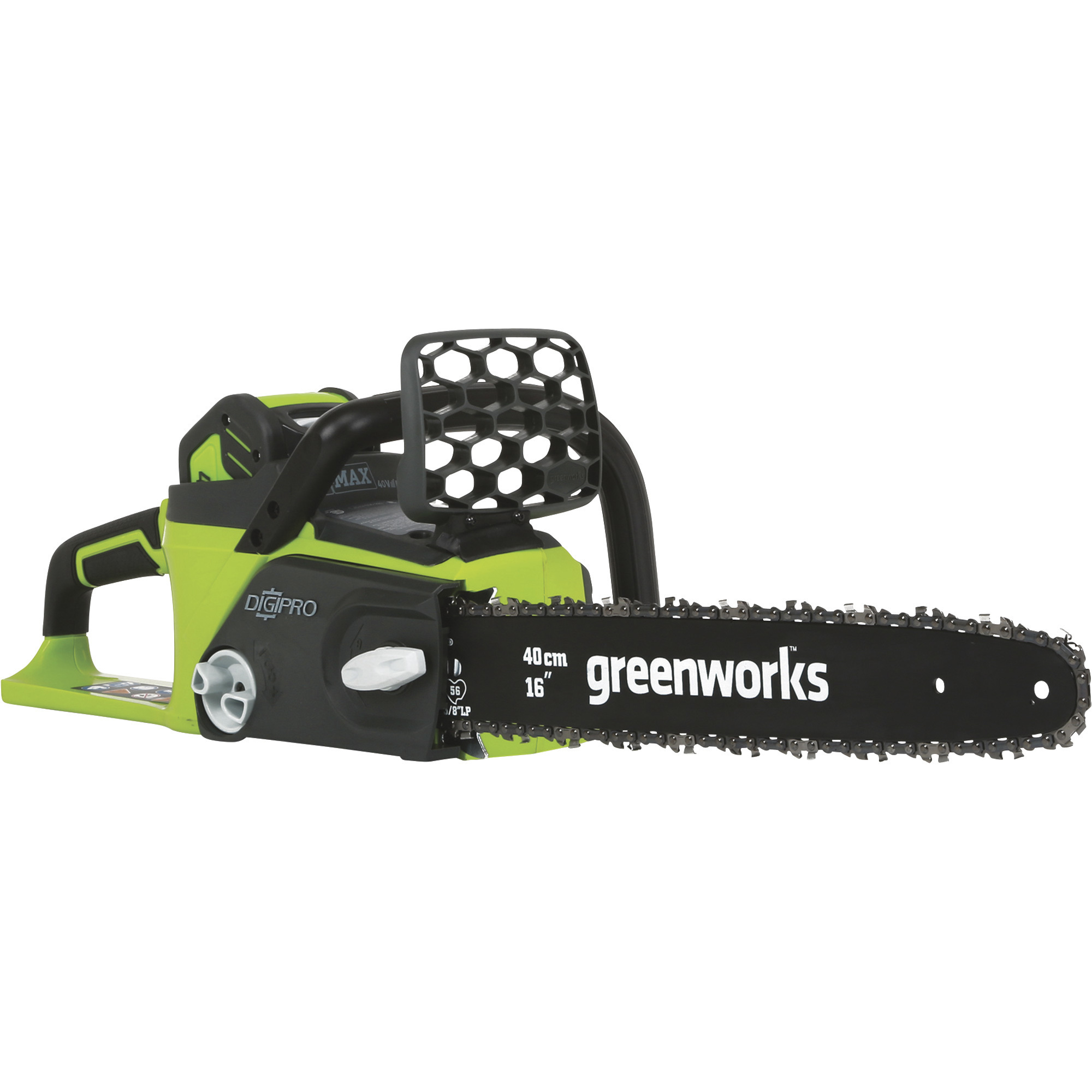 Greenworks G-MAX 40V Li-Ion Cordless Chainsaw, 16in. Bar, 4.0Ah