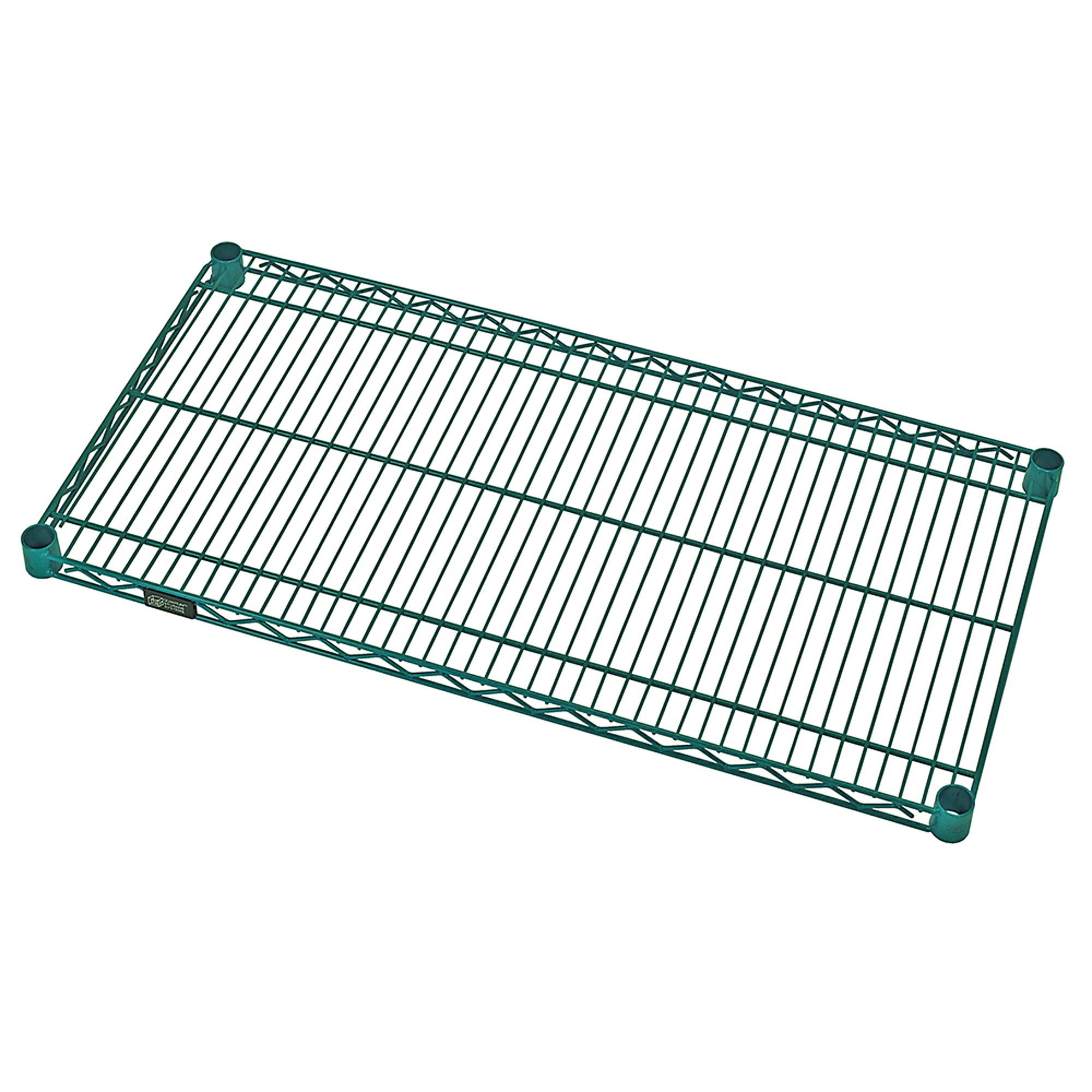Quantum Storage, Proform Green Epoxy Wire Shelf, 18in. W., x 48in. D., Carbon Steel, Model# 1848P
