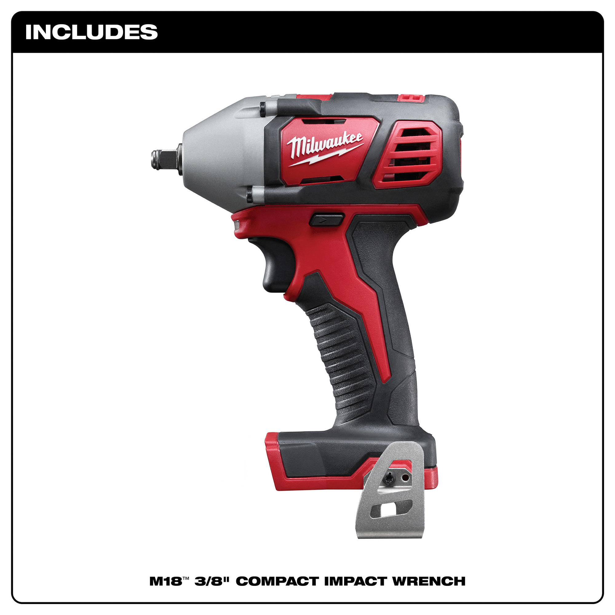 Milwaukee M18 Cordless Compact Impact Wrench with Friction Ring, Tool