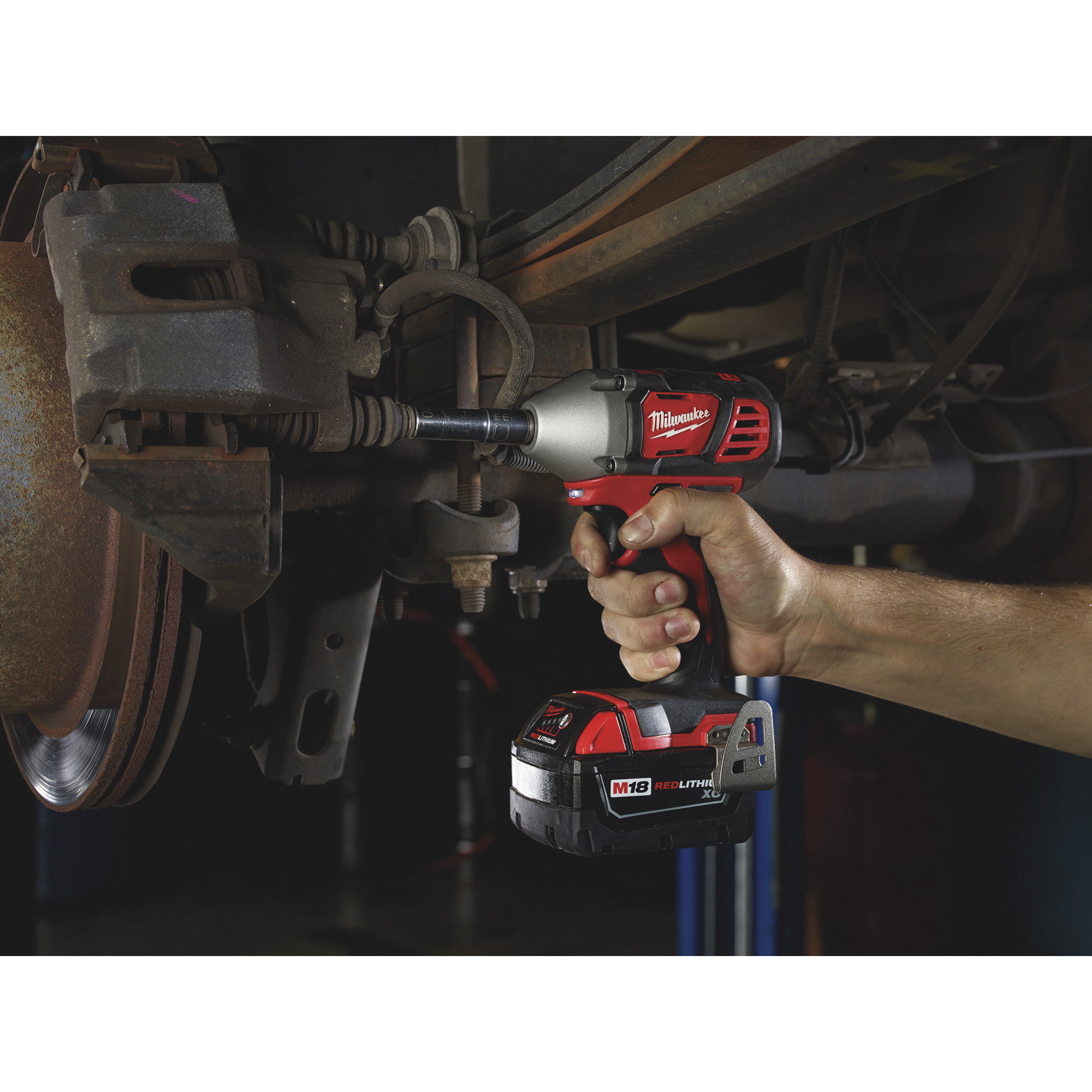 Milwaukee M18 Cordless Compact Impact Wrench With Friction Ring, Tool ...