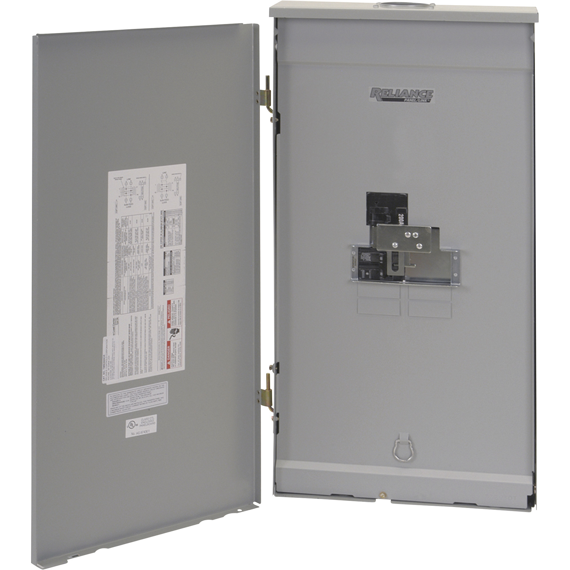 Reliance Whole House Hardwire Generator Transfer Switch — 200 Amps, 120/240 Volts, 15,000 Watts, Model# TWB2006DR