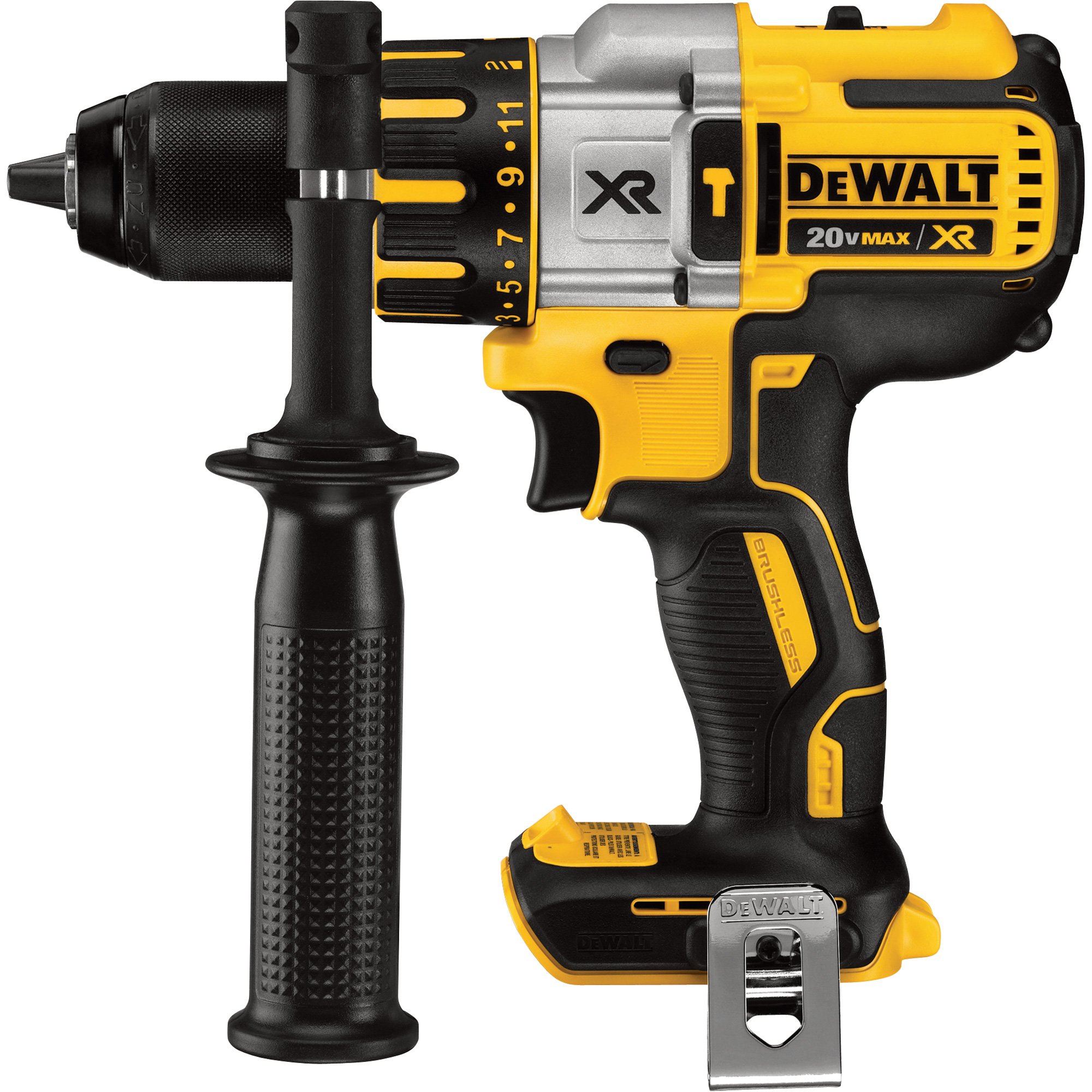 DEWALT MAX XR Li-Ion Brushless Hammerdrill — Tool Only, 20 Volt,