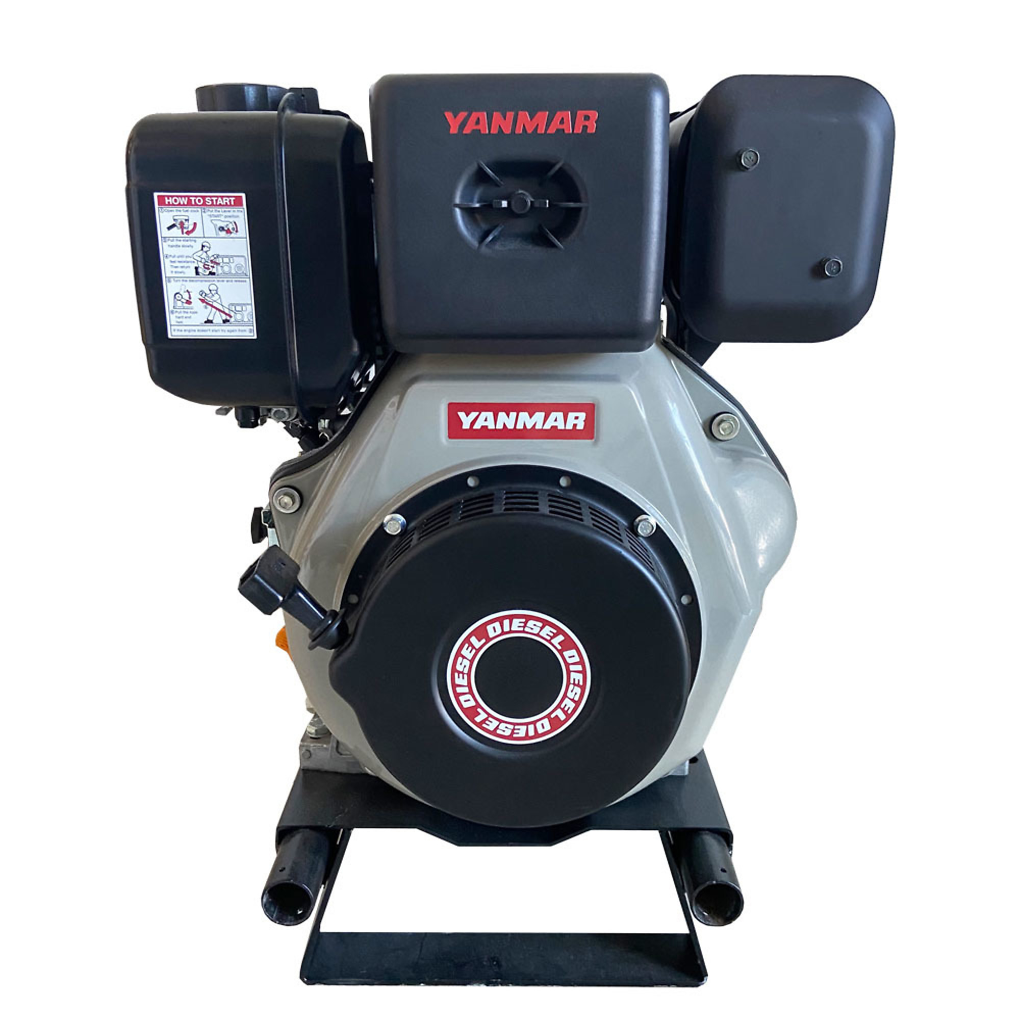 JMS-USA, Self - Priming Trash Water Pump-4in. Port, Max. Flow 25620 GPH, Engine Displacement 435 cc, Engine Brand Yanmar, Model# JDA100W-A45