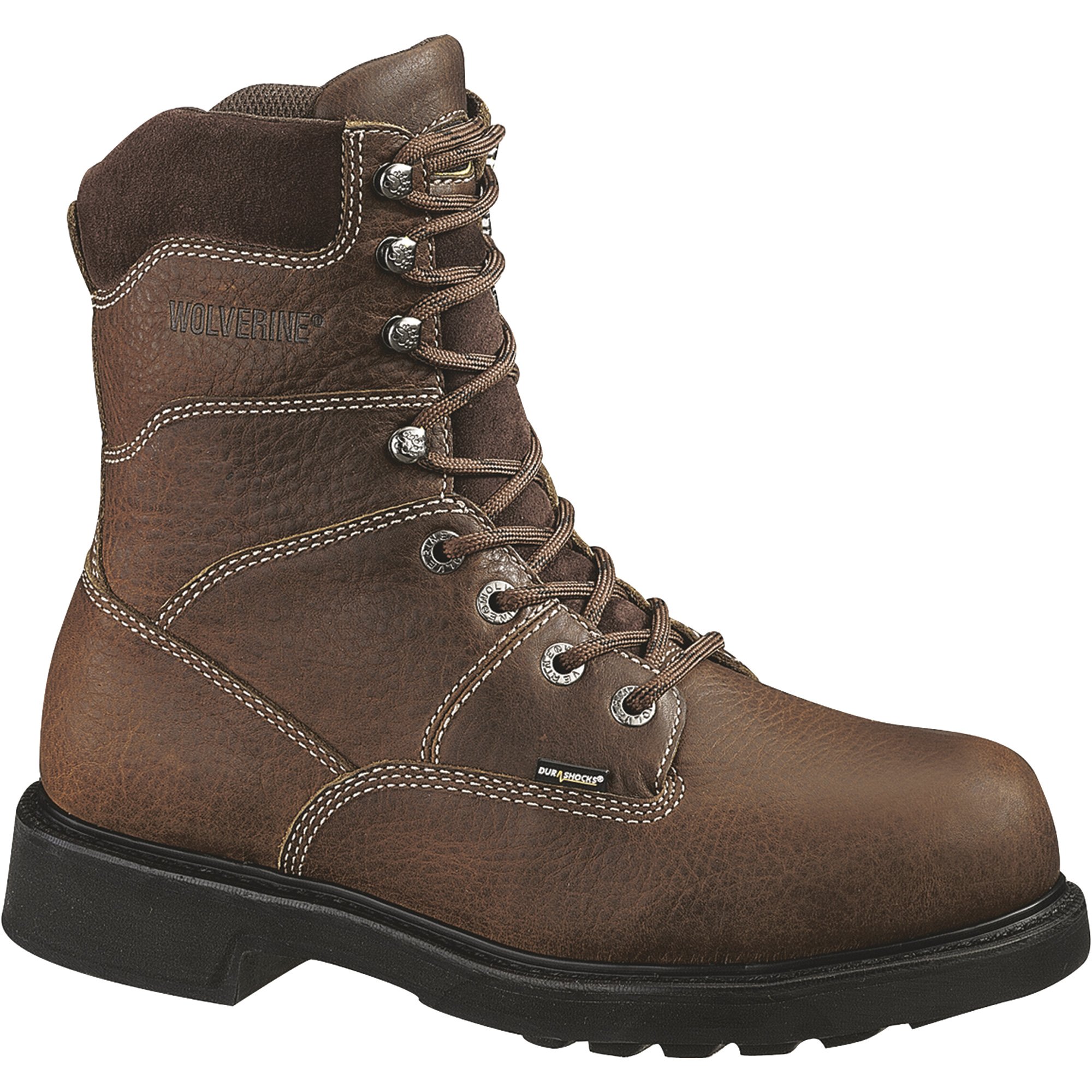 Wolverine Tremor DuraShock 8in. Steel Toe EH Work Boots — Brown, Model# W04327