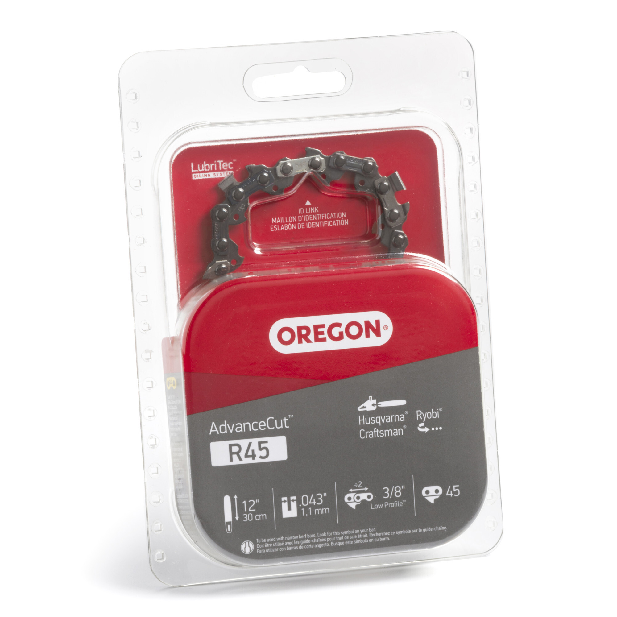 Oregon AdvanceCut Chainsaw Chain, Bar Length 12 in, Chain Pitch 3/8 in ...