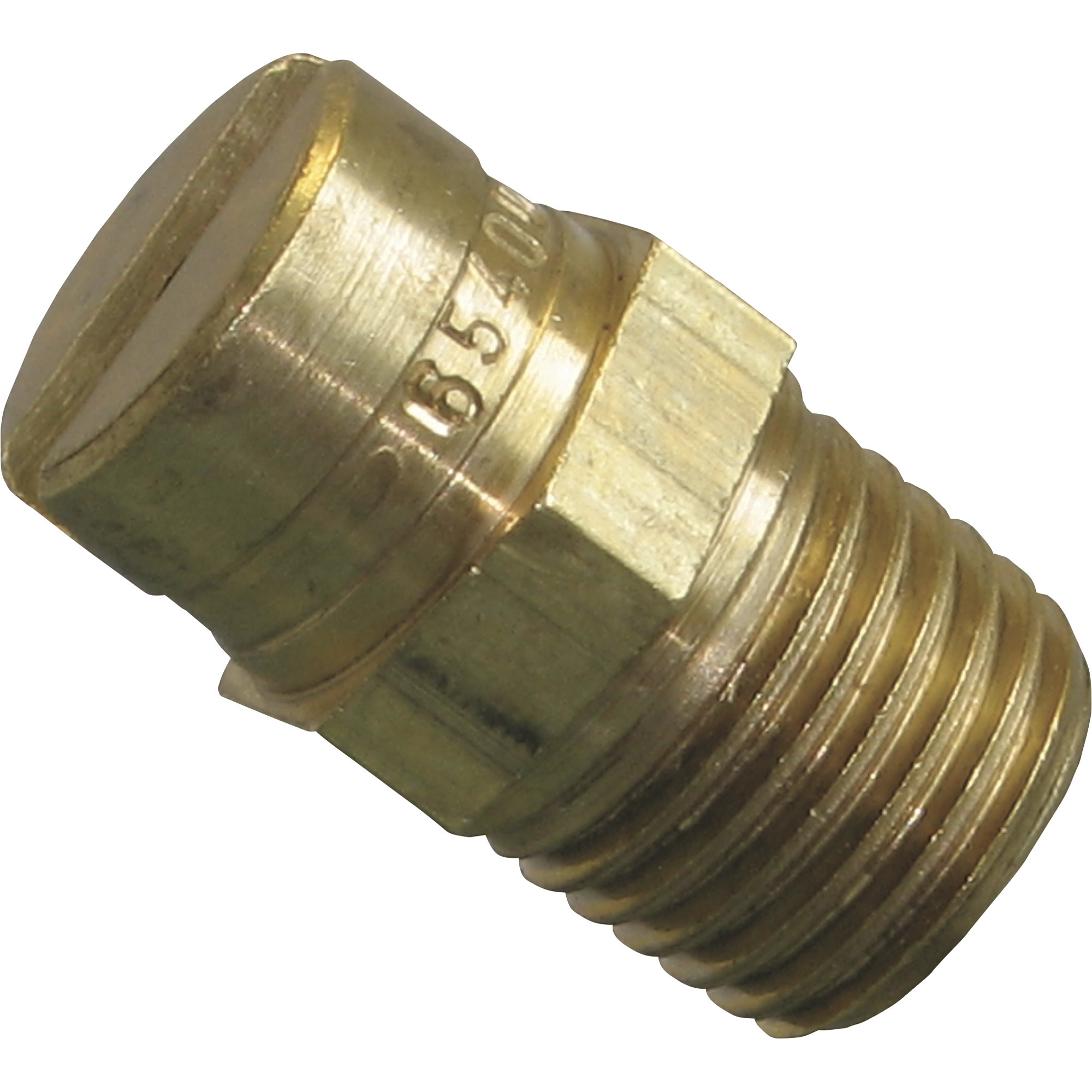 NorthStar Pressure Washer Detergent Spray Nozzle, 1/4in. NPT-M, Size 40, 65° Spray, Brass
