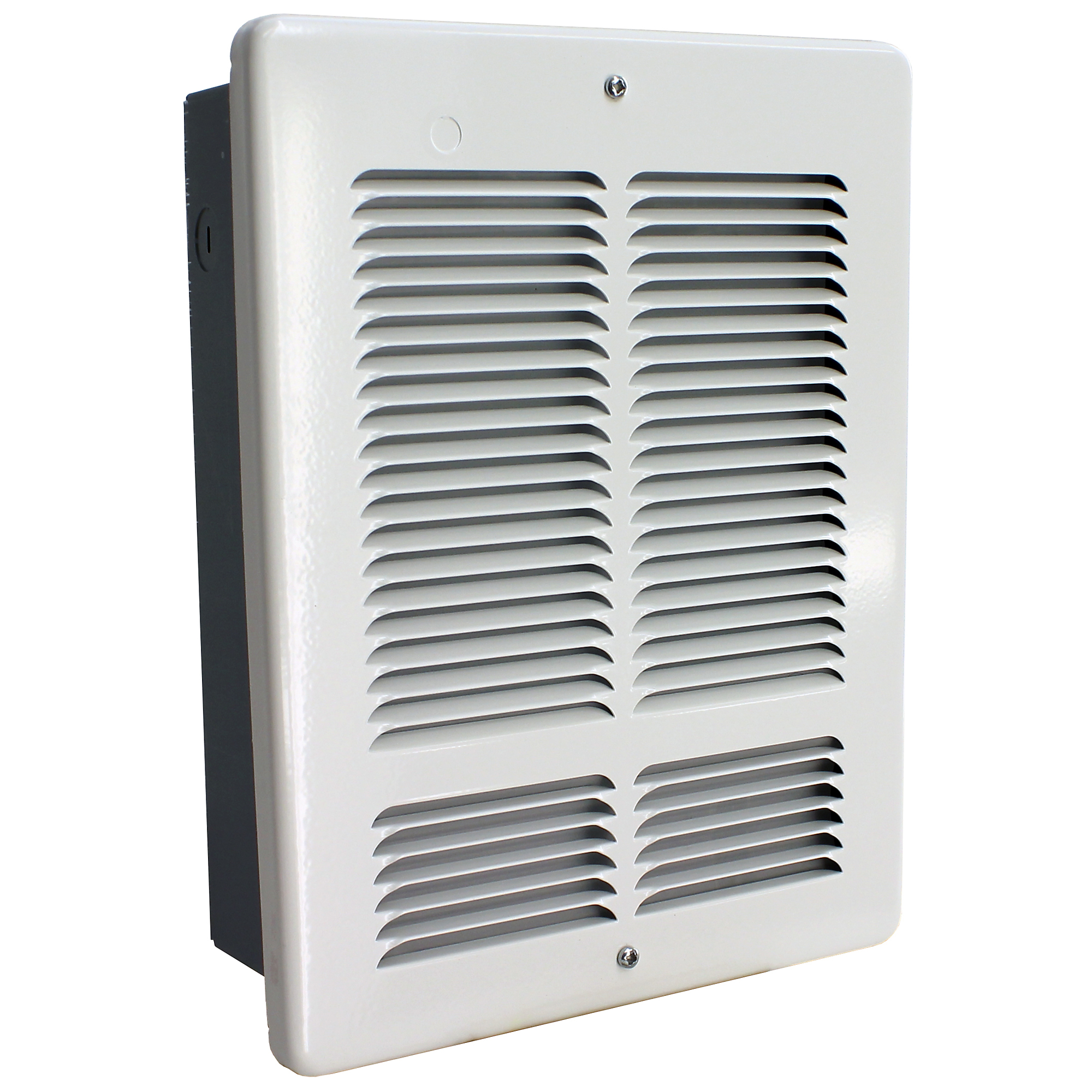 King Electrical Wall Heater, White, Heat Output 3412 Btu/hour, Heating Capability 100 ft², Fuel Type Electric, Model# W1210-W