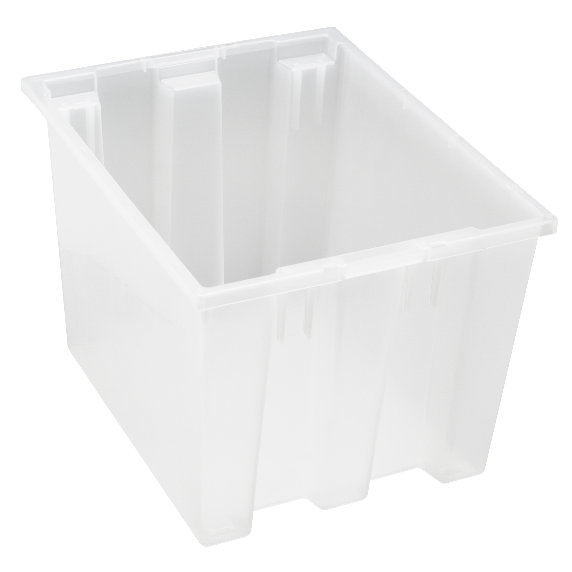 Quantum Clear Genuine Stack and Nest Tote, 13in., Model# SNT195CL