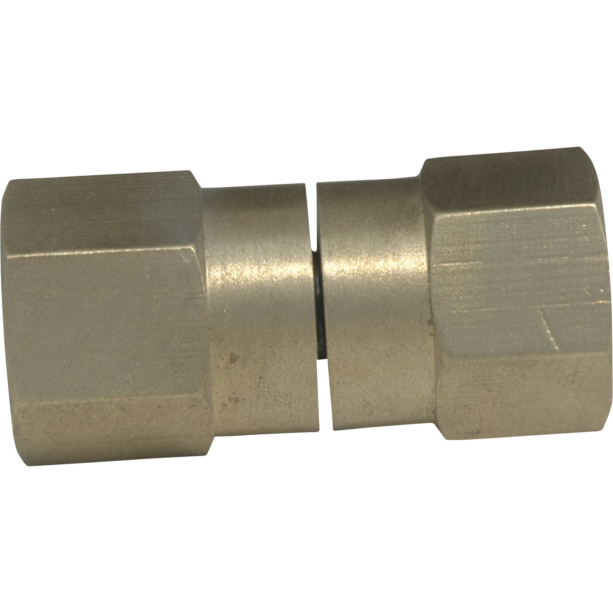 NorthStar Pressure Washer Swivel, 3/8in. NPT-F x 3/8in. NPT-F, 4000 PSI, Brass