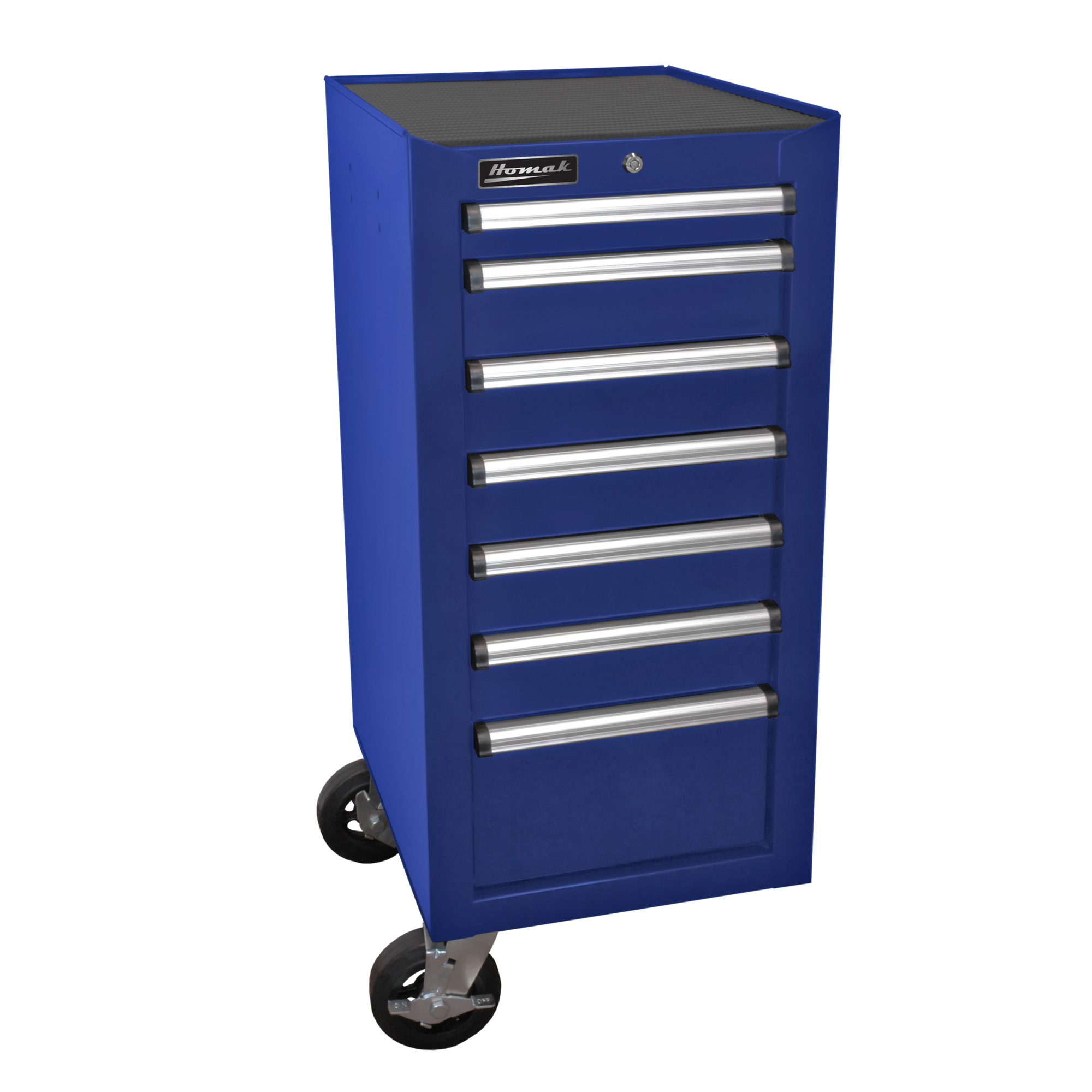Homak H2Pro 18in. 7-Drawer Side Cabinet, Blue, Model# BL08018070