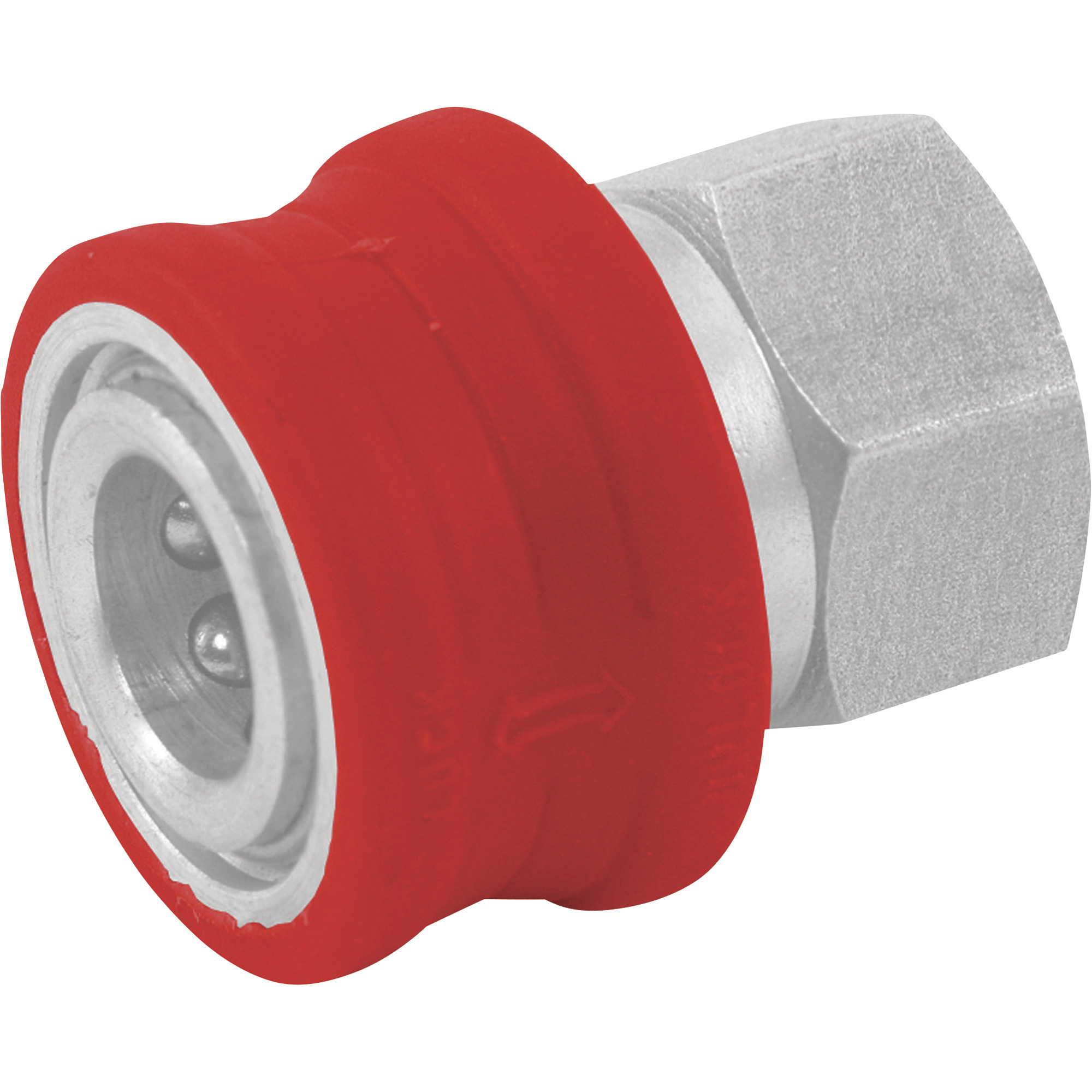 NorthStar Pressure Washer Insulated Quick-Connect Coupler, 1/4in. NPT-F, 5000 PSI, 12 GPM, Stainless Steel