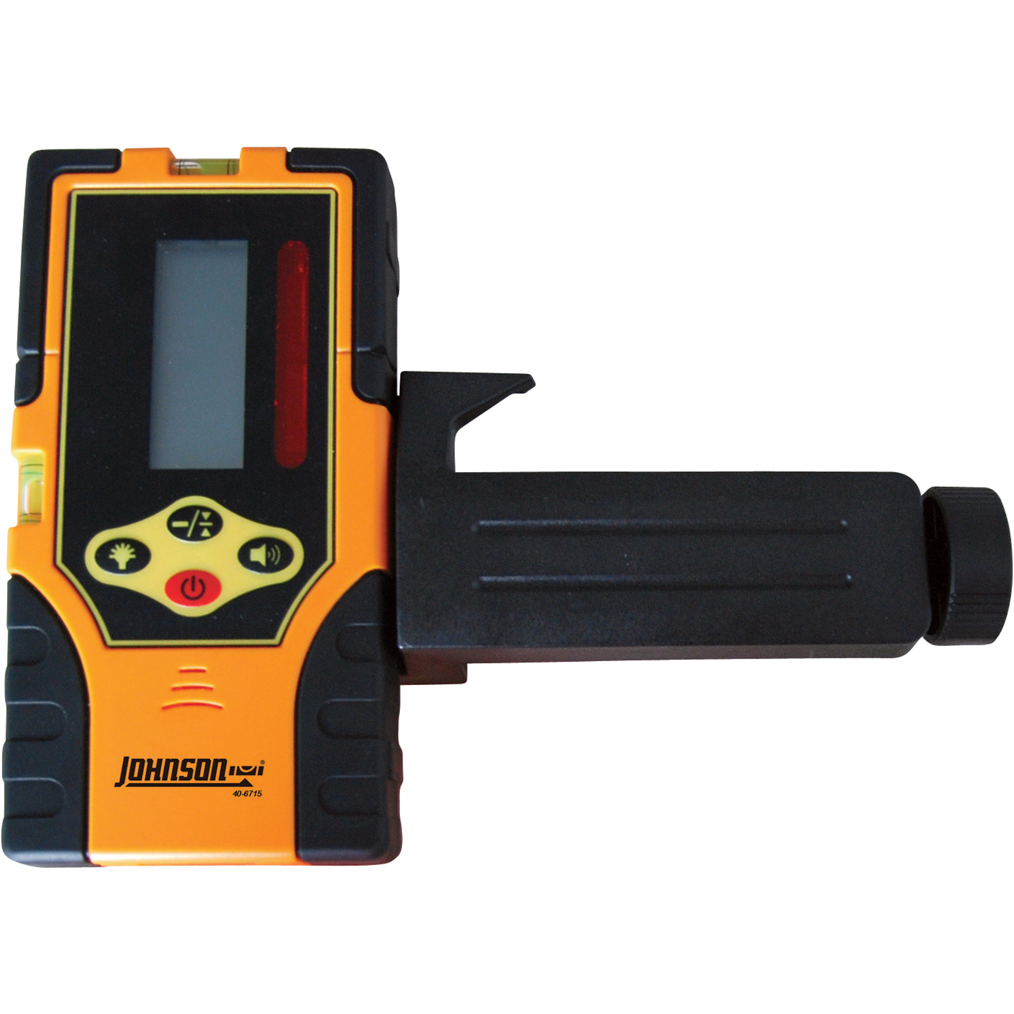 Johnson Level & Tool Two-Sided Laser Detector with Clamp for Rotating Lasers, Model# 40-6715