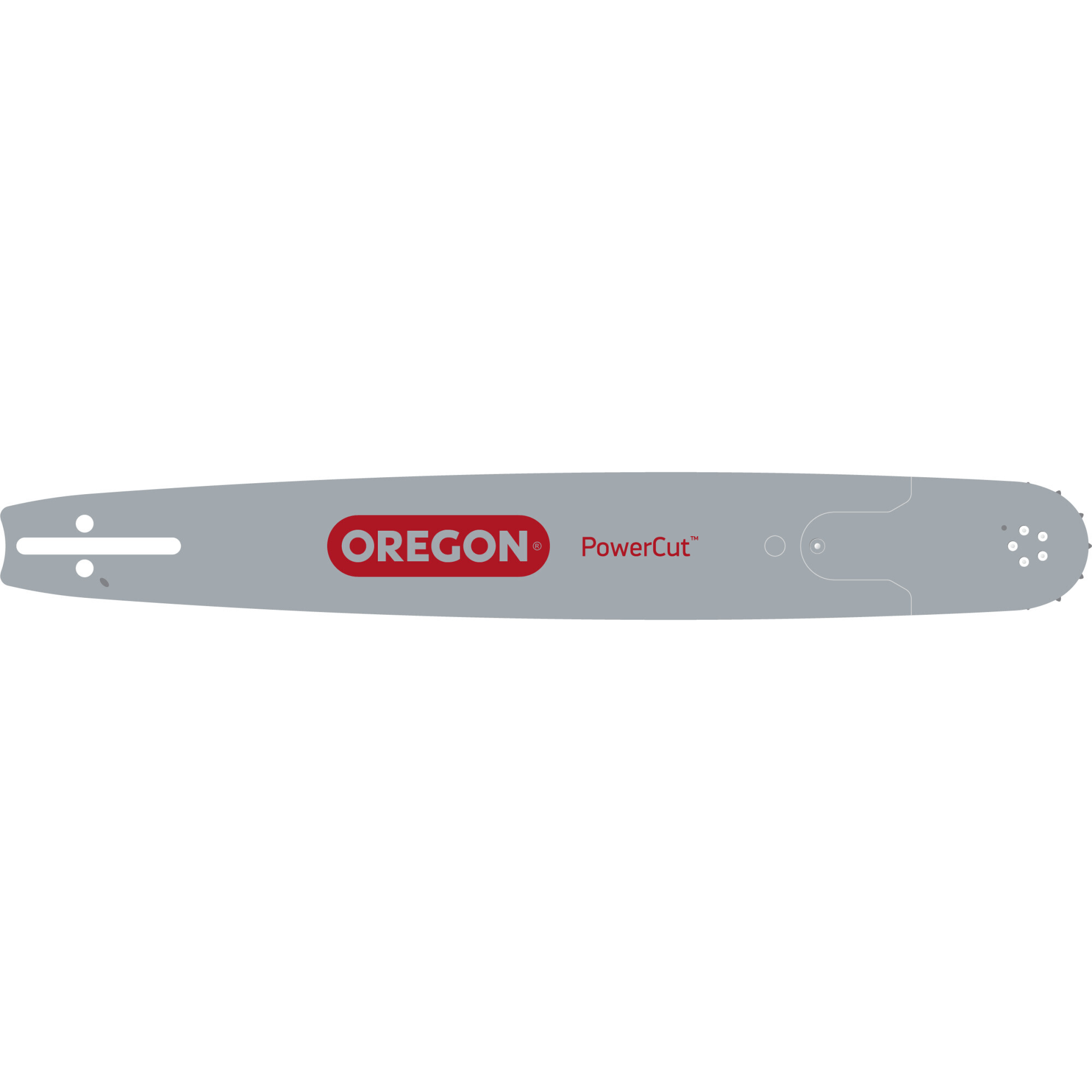 Oregon, Oregon PowerCut Chainsaw Guide Bar, Bar Length 18 in, Chain Pitch 3/8 in, Model# 180RNDK095