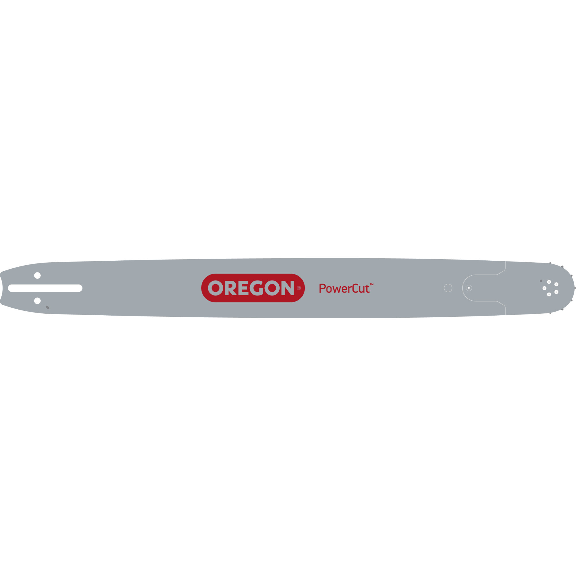 Oregon PowerCut Chainsaw Guide Bar - 24in. Length, 3/8in. Chain Pitch, Replaceable Sprocket Nose, Model# 240RNDD009