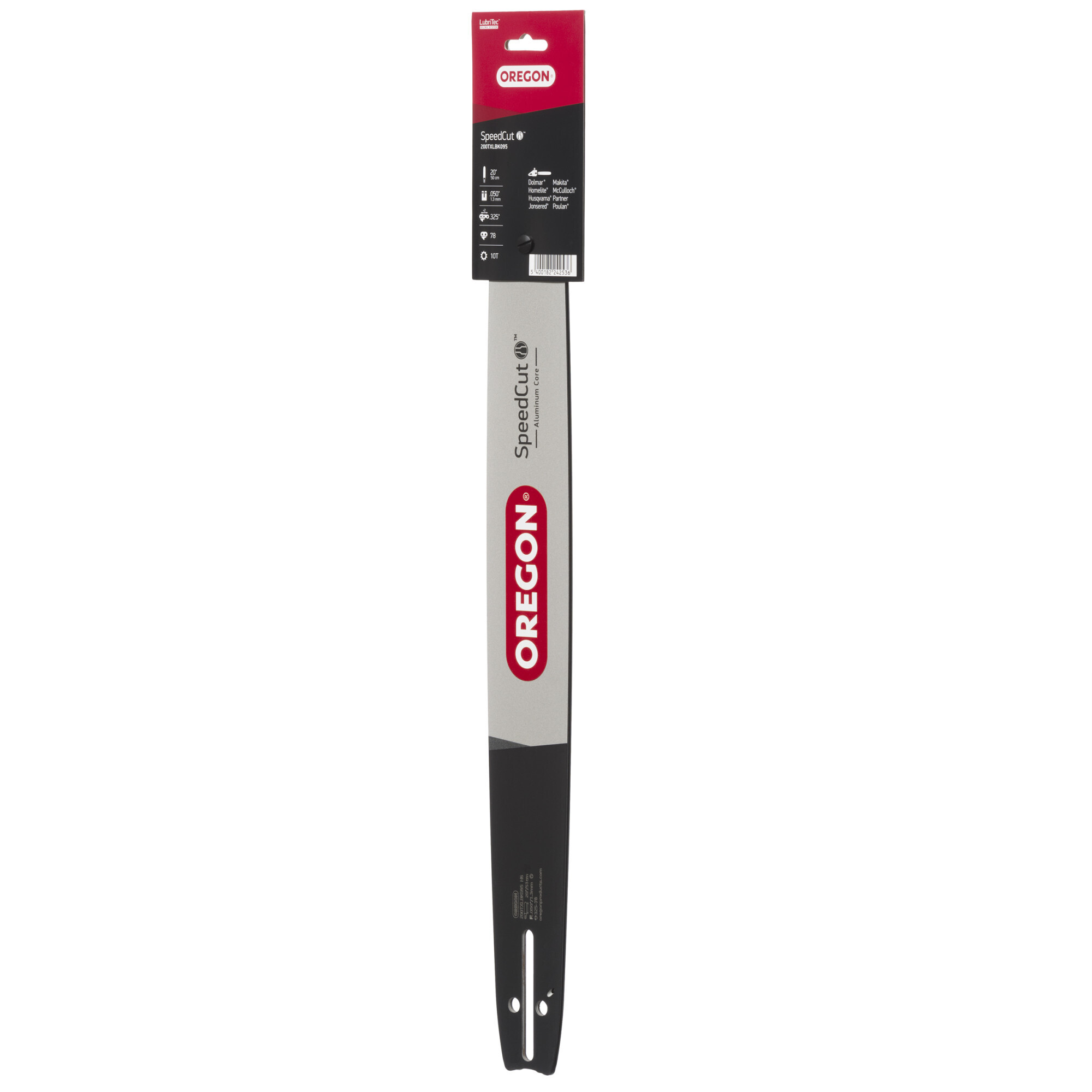 Oregon, SpeedCut Chainsaw Guide Bar, Bar Length 20 in, Chain Pitch 0.325 in, Model# 200TXLBK095