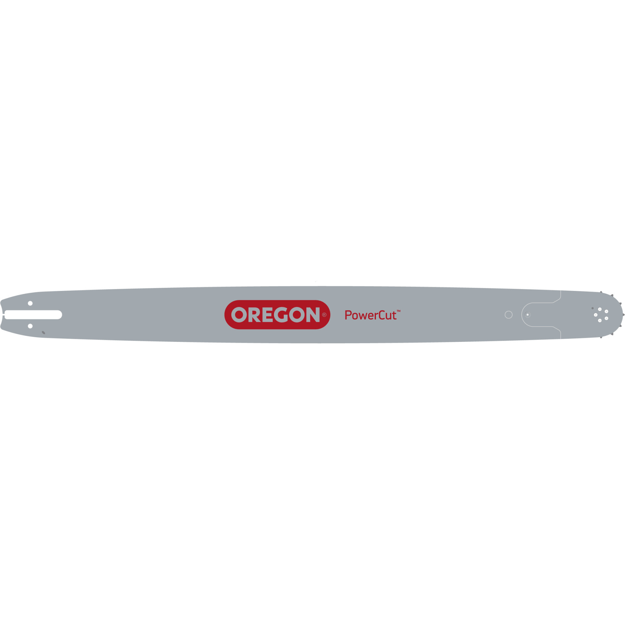 Oregon, PowerCut Chainsaw Guide Bar, Bar Length 30 in, Chain Pitch 3/8 in, Model# 300RNDD025