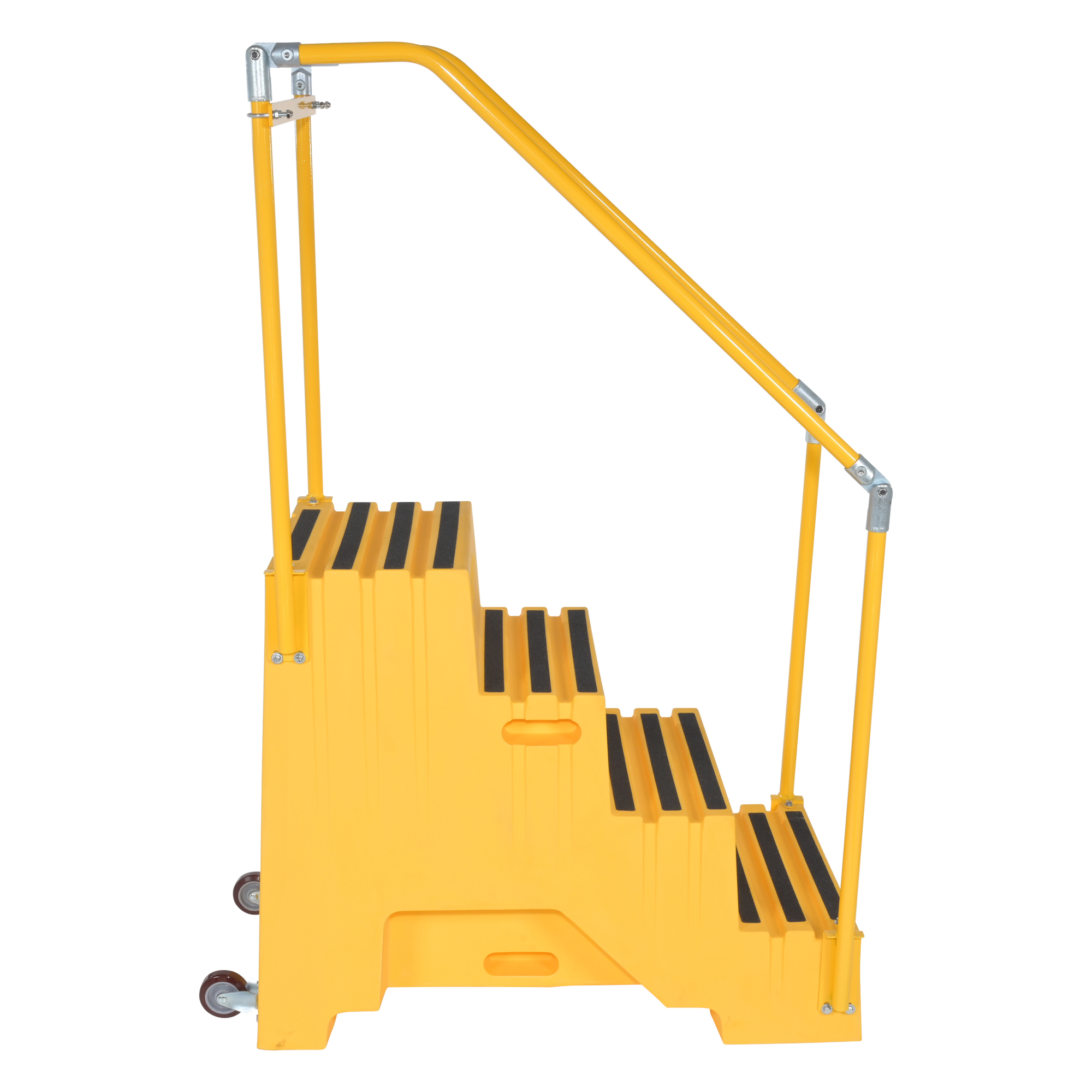 Vestil 3 Steps, Polyethylene Step Stool, Load Capacity, Yellow VST-3-Y