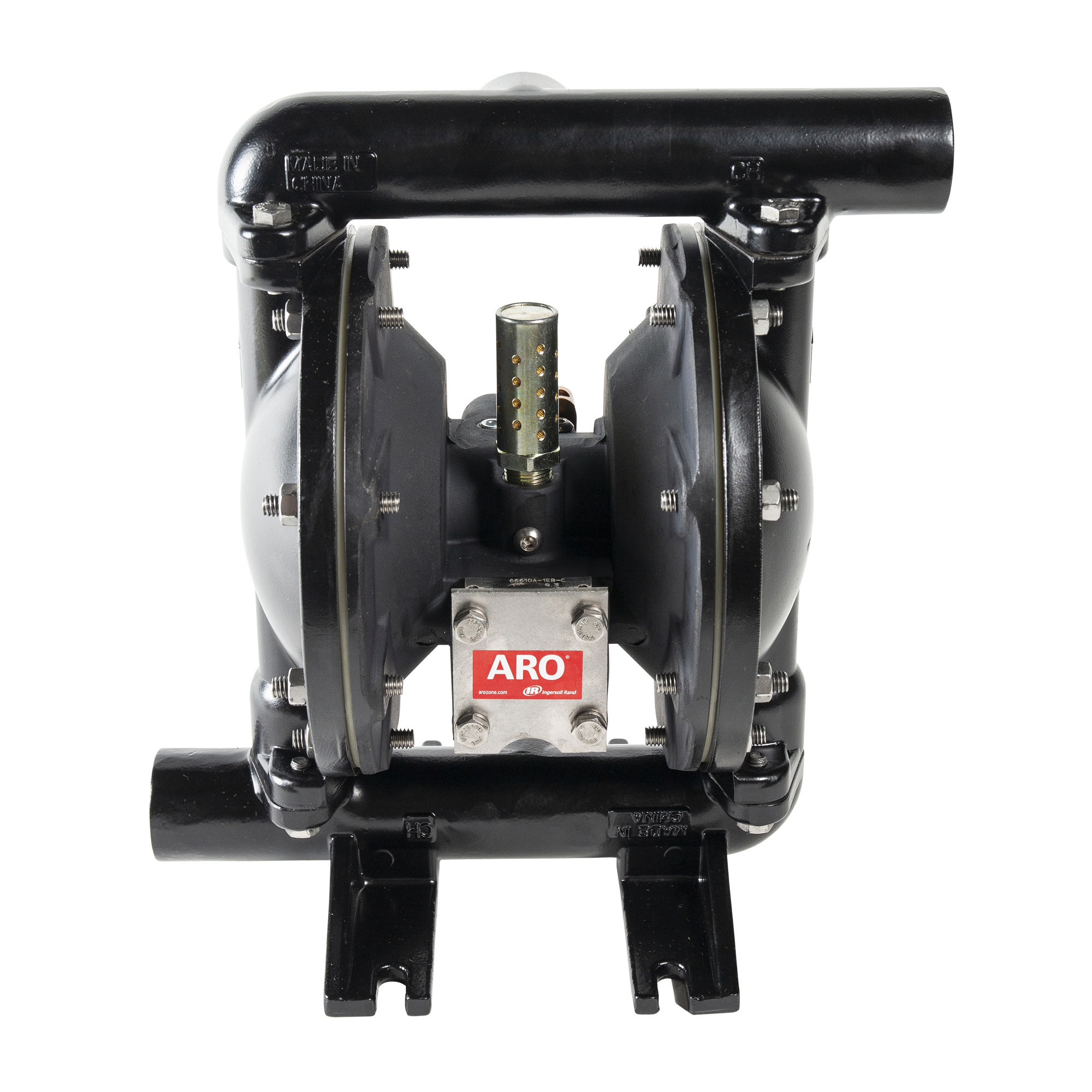 ARO Ingersoll Rand, PUMP ASM, 3/4in. METAL DIAPHRAGM PUMP, Flow 33 GPM, Inlet Port 3/4 in, Model# 66607A-144-A