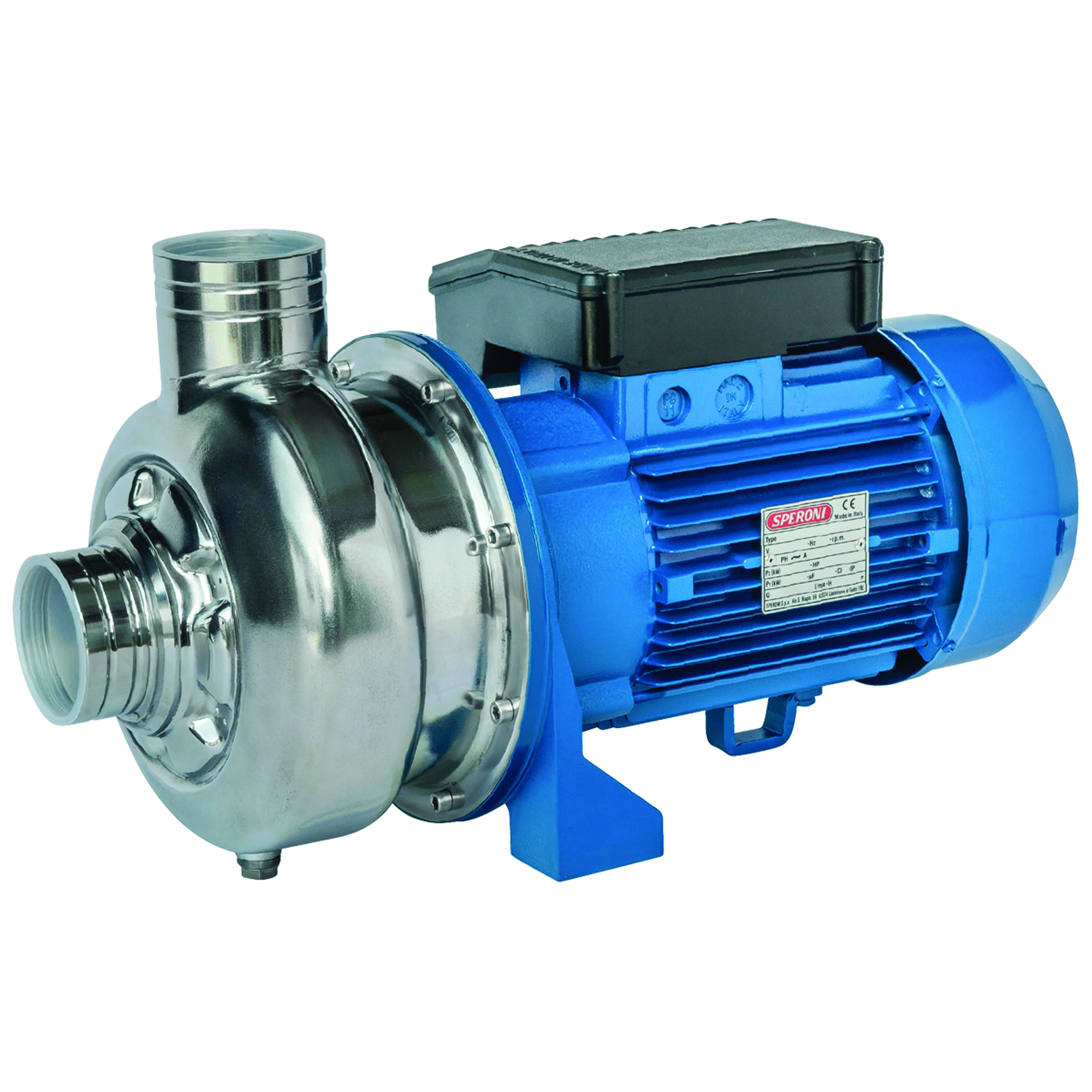 Speroni Open Impeller Centrifugal Water Pump, Max. Flow 11,040 GPH, Model# WXM300-A/1.1