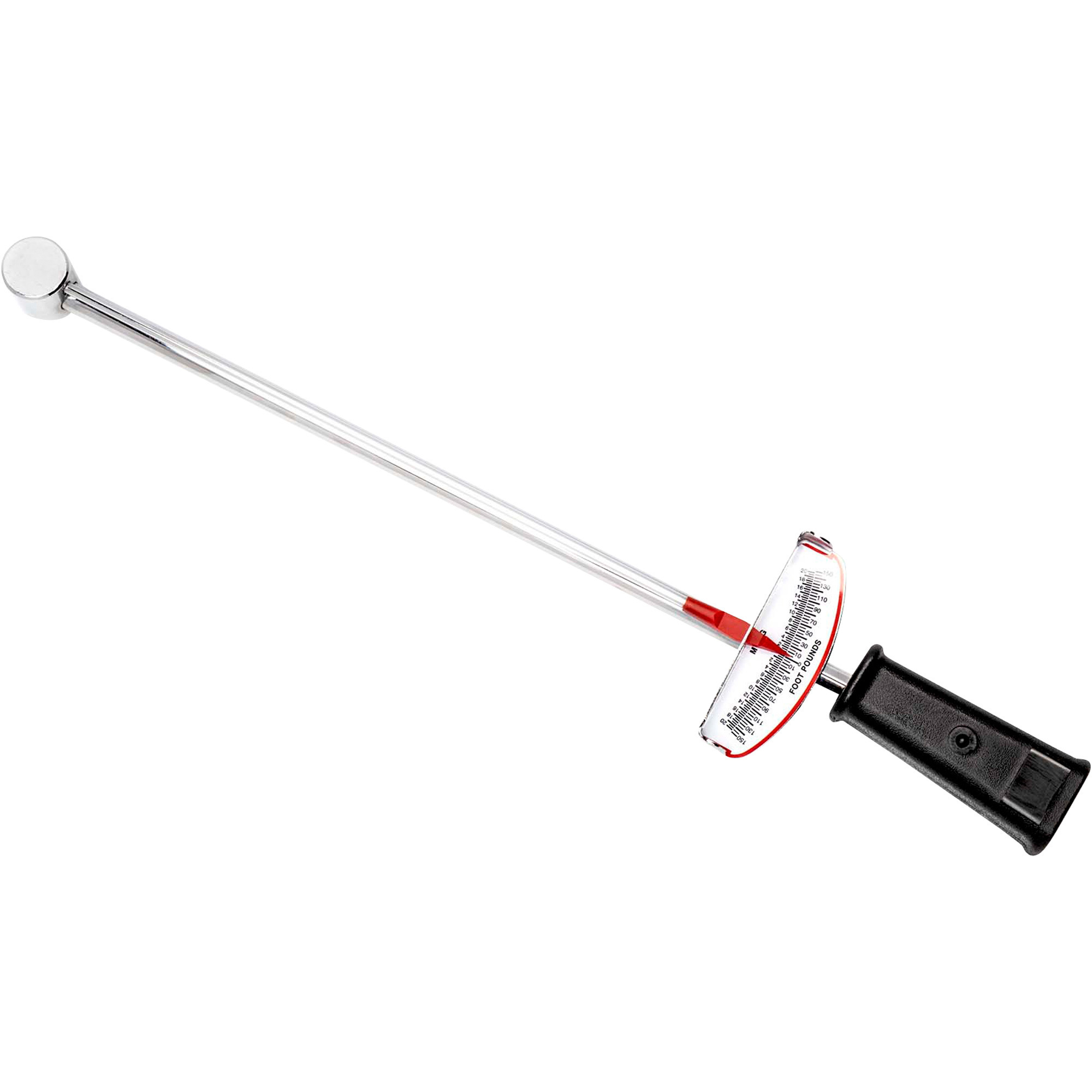 Klutch Torque Wrench — 1/2in. Drive, 0150 Ft.Lbs. Torque Range