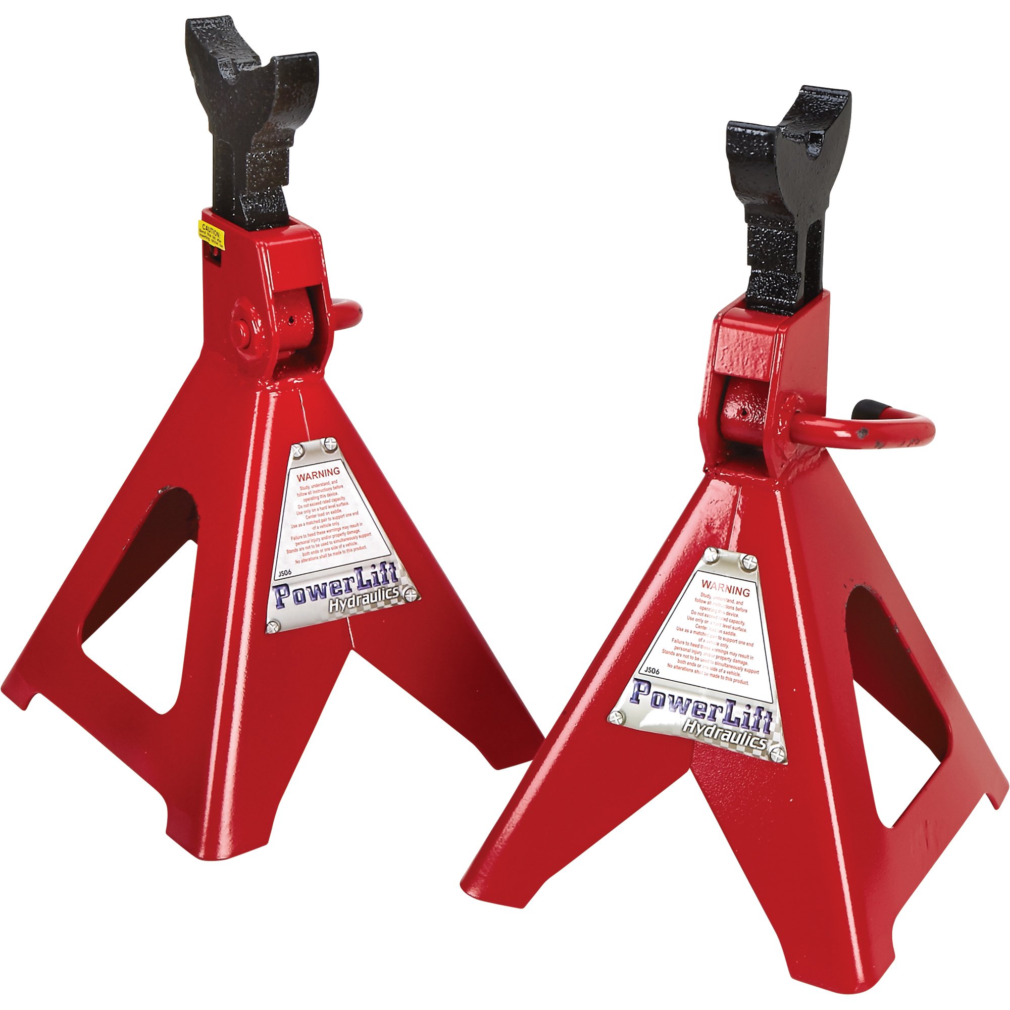 RatchetingStyle Jack Stand Set — 2Pc. Set, 6Ton Capacity, Model JS06 Northern Tool