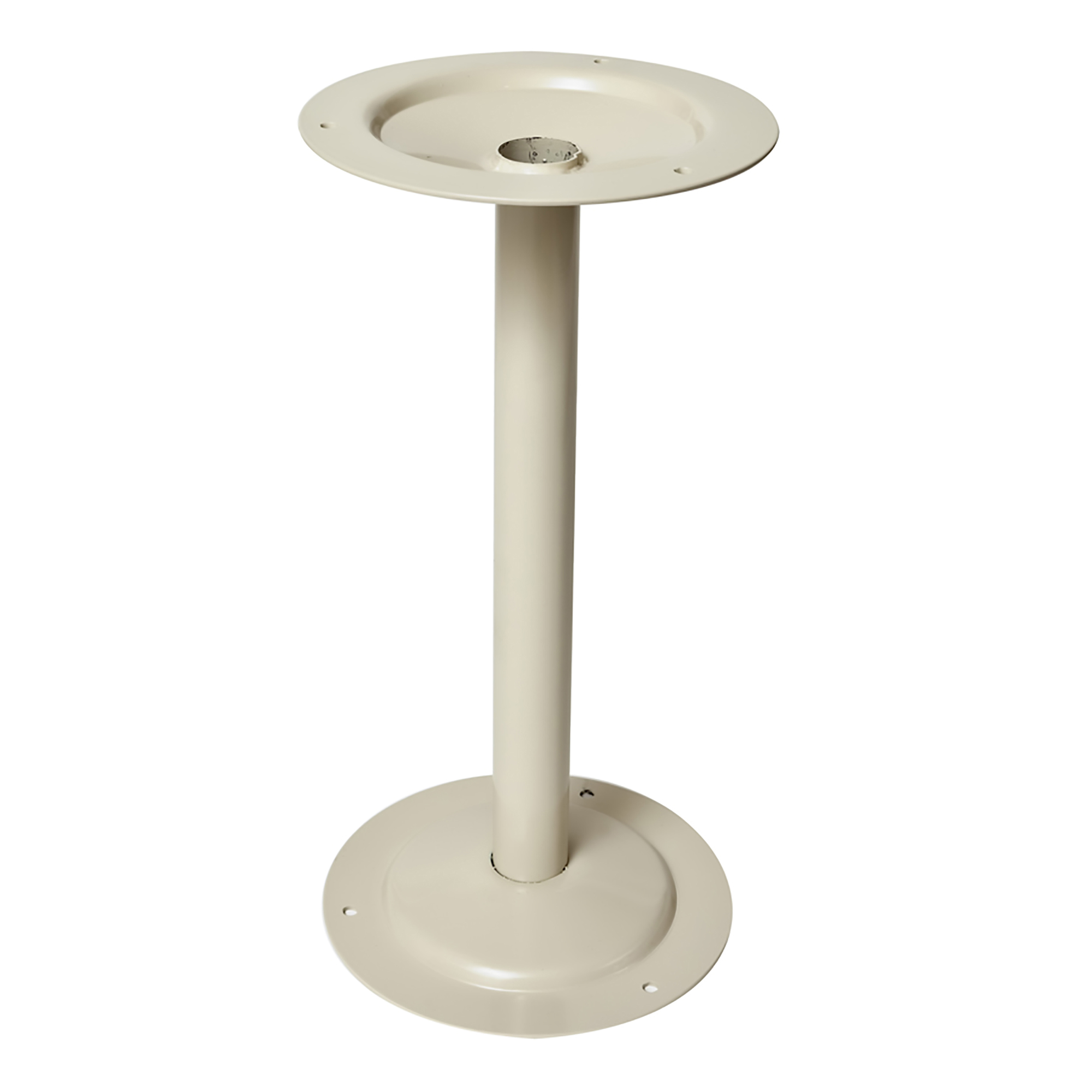 Hallowell, Heavy Duty Steel Bench Pedestal, Height 15.875 in, Width 8 in, Color Tan, Model# 4805PT