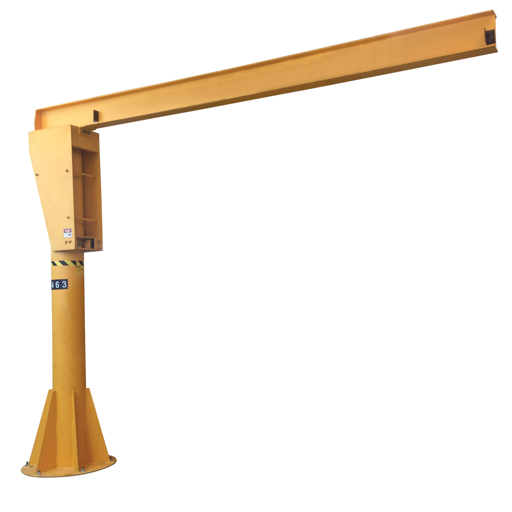 Caldwell, Base Mounted Jib Crane, Mount Type Floor, Capacity 10000 lb, Overall Boom Length 144 in, Model# A360-5-12/12