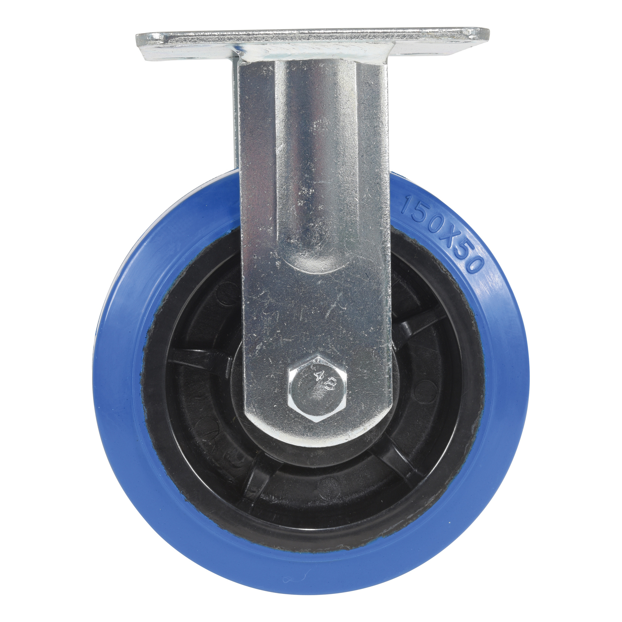 Vestil CST-BB-6X2ER-S Elastic Rubber Swivel Caster - Material Handling