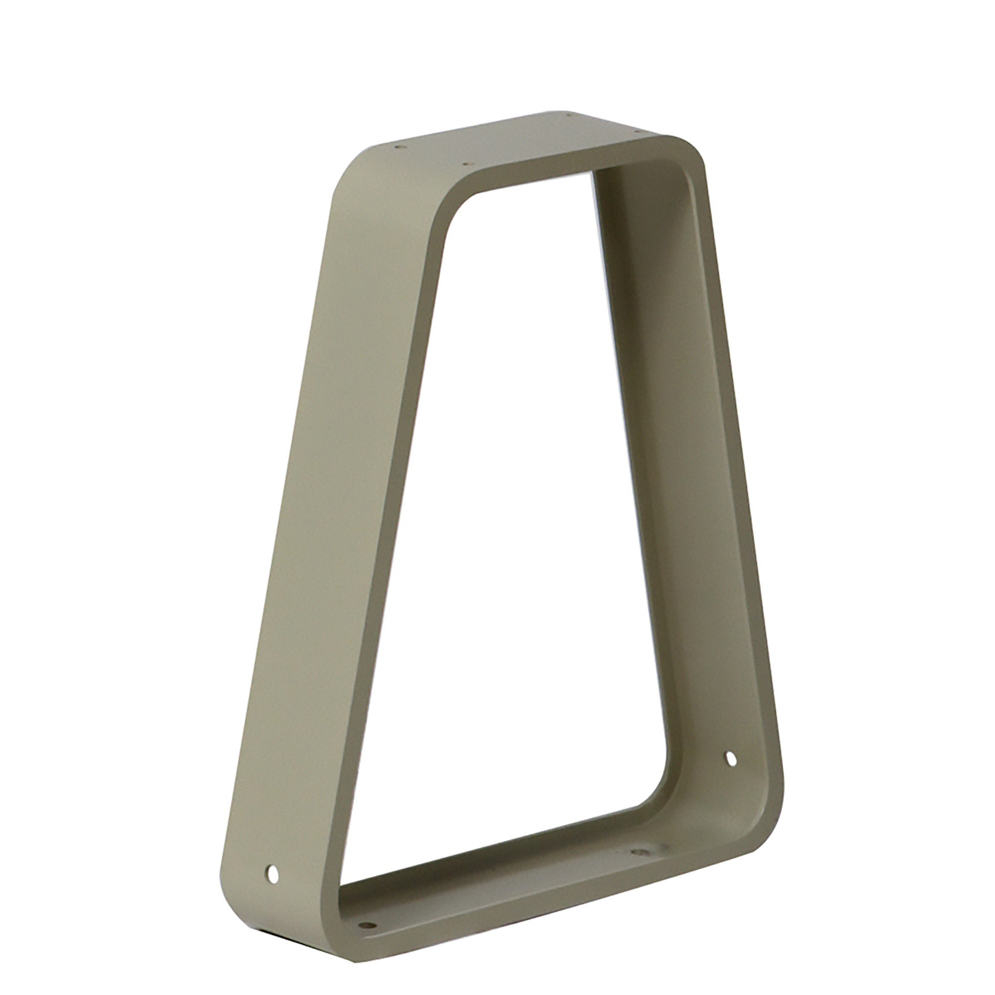 Hallowell Aluminum Moveable Bench Pedestal, Height 16.75 in, Width 3 in, Color Family Tan, Model# 4820PT