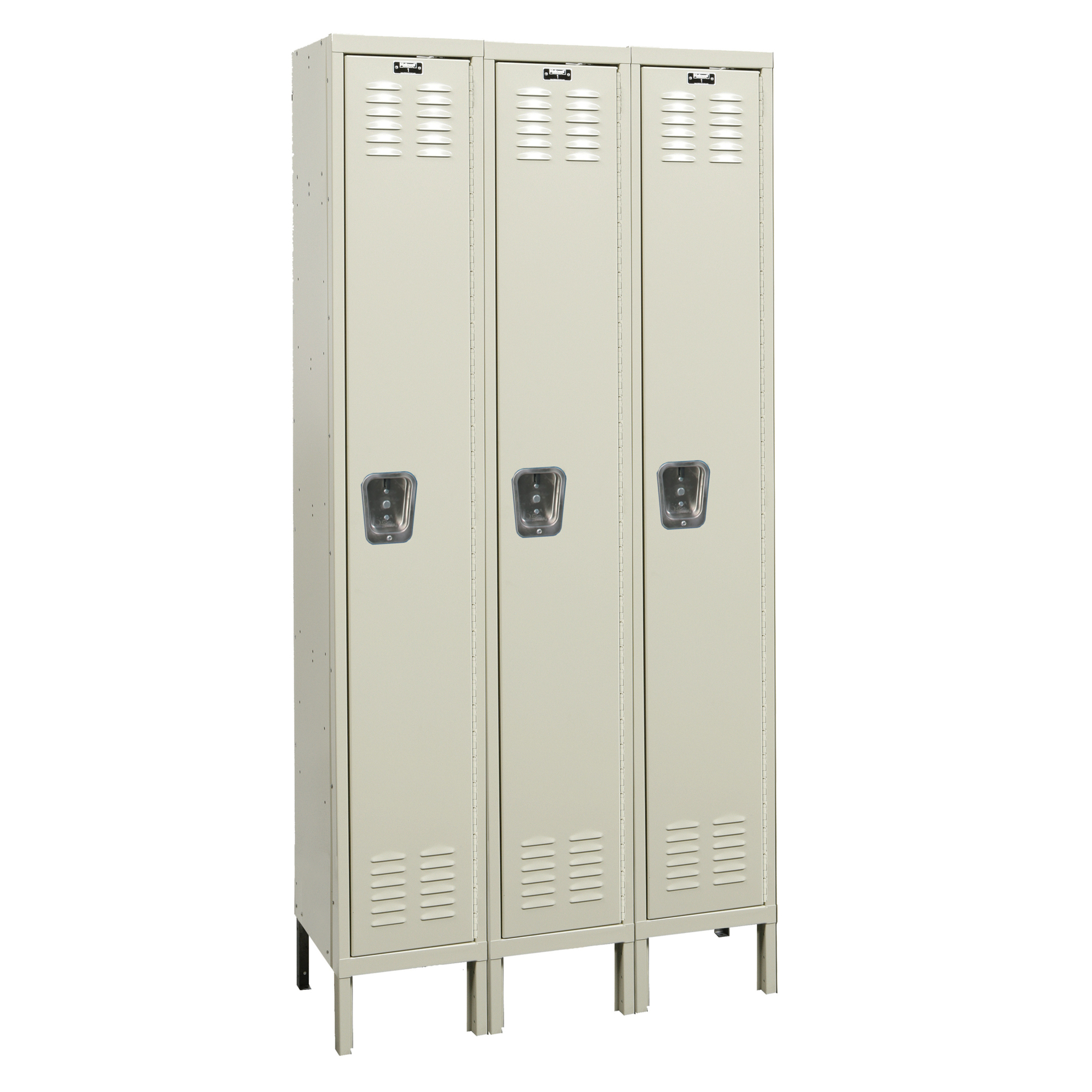 Hallowell, Single Tier Premium Locker, Height 78 in, Width 54 in, Color Tan, Model# U3848-1A-PT