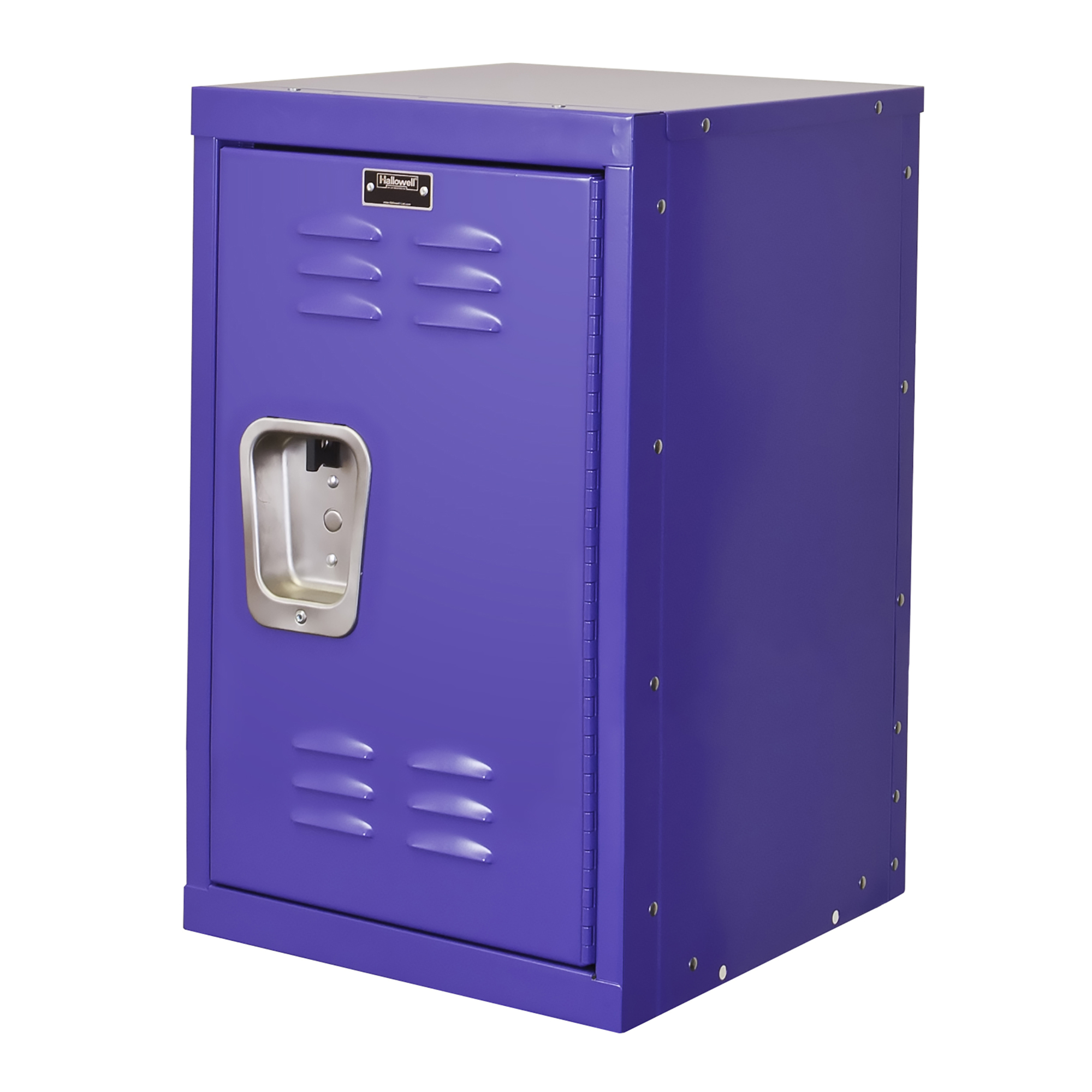 Hallowell, Kid Mini Locker, Height 24 in, Width 15 in, Color Purple ...