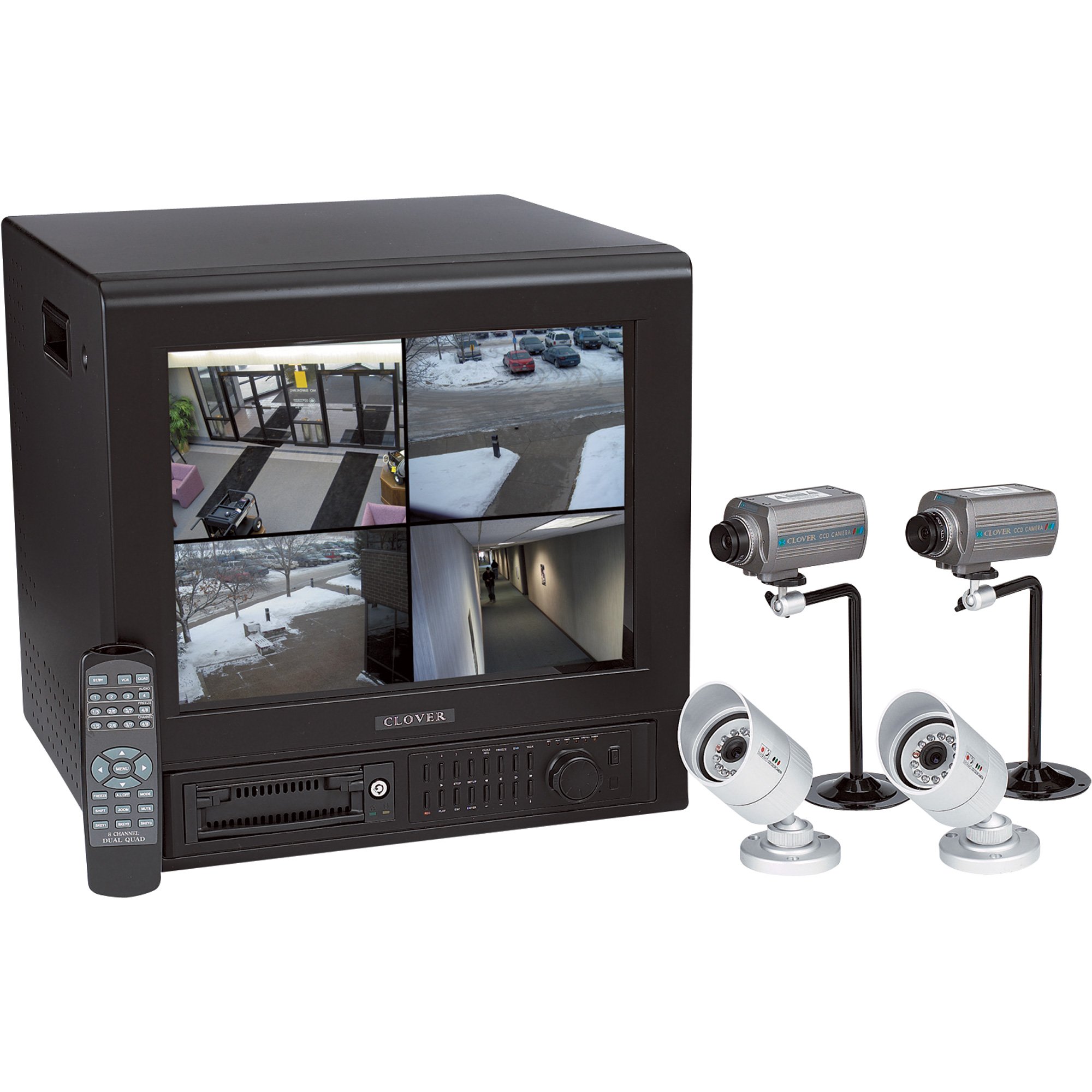 Clover Flat Color All-In-One Internet-Accessible Security